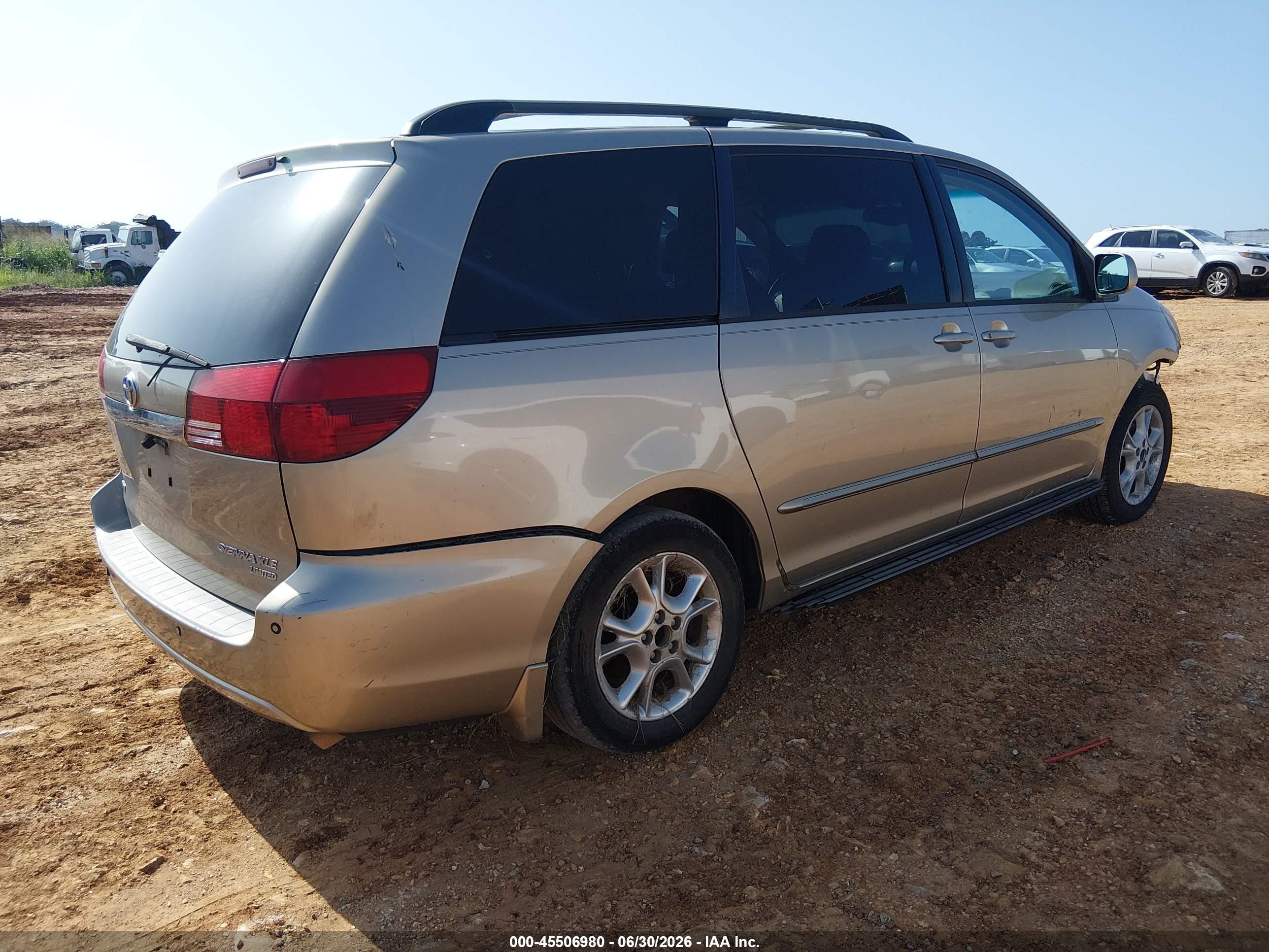 2005 Toyota Sienna Xle Limited Champagne vin: 5TDZA22C85S278477