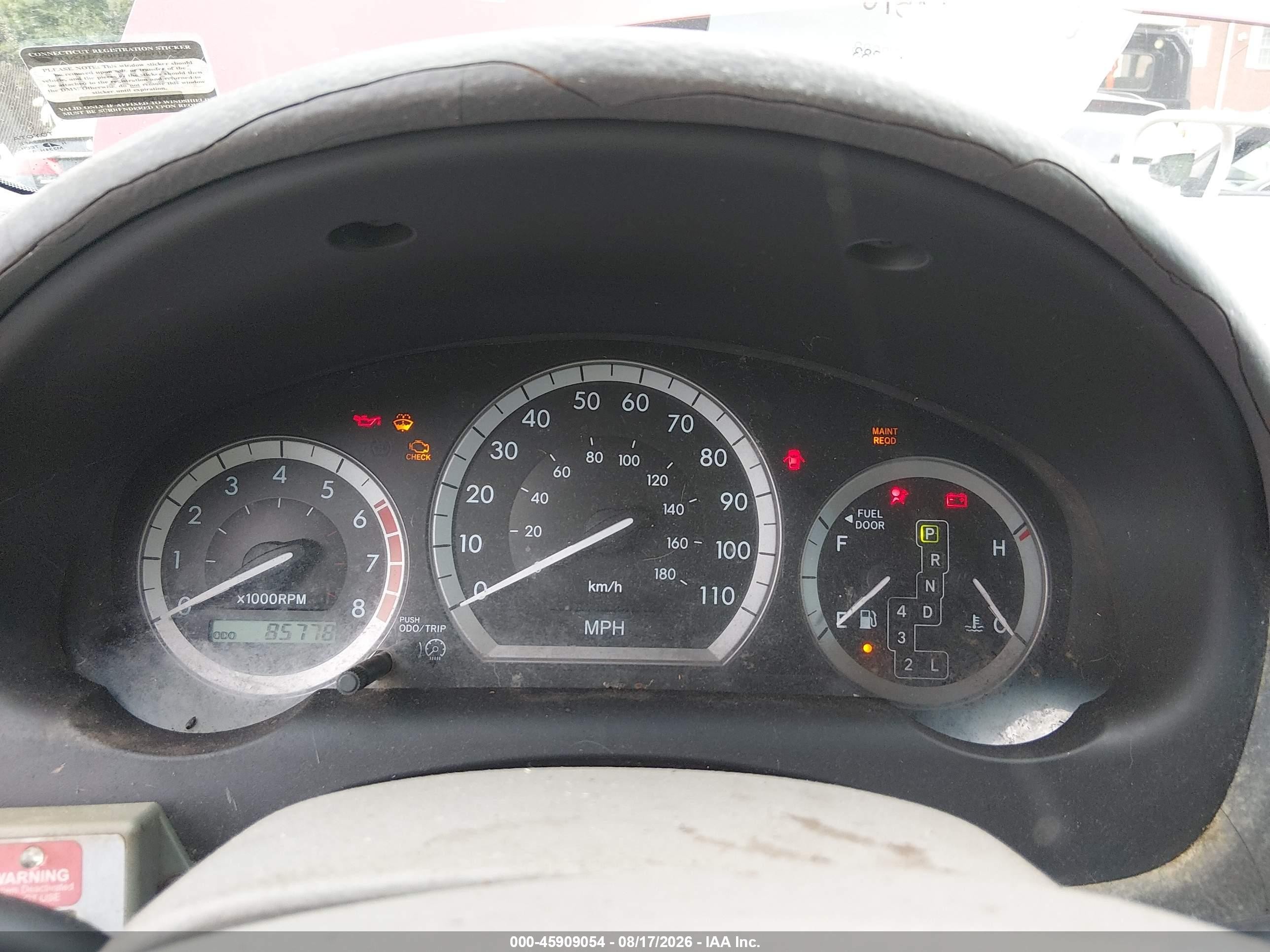 2005 Toyota Sienna Xle Burgundy vin: 5TDZA22C85S278883
