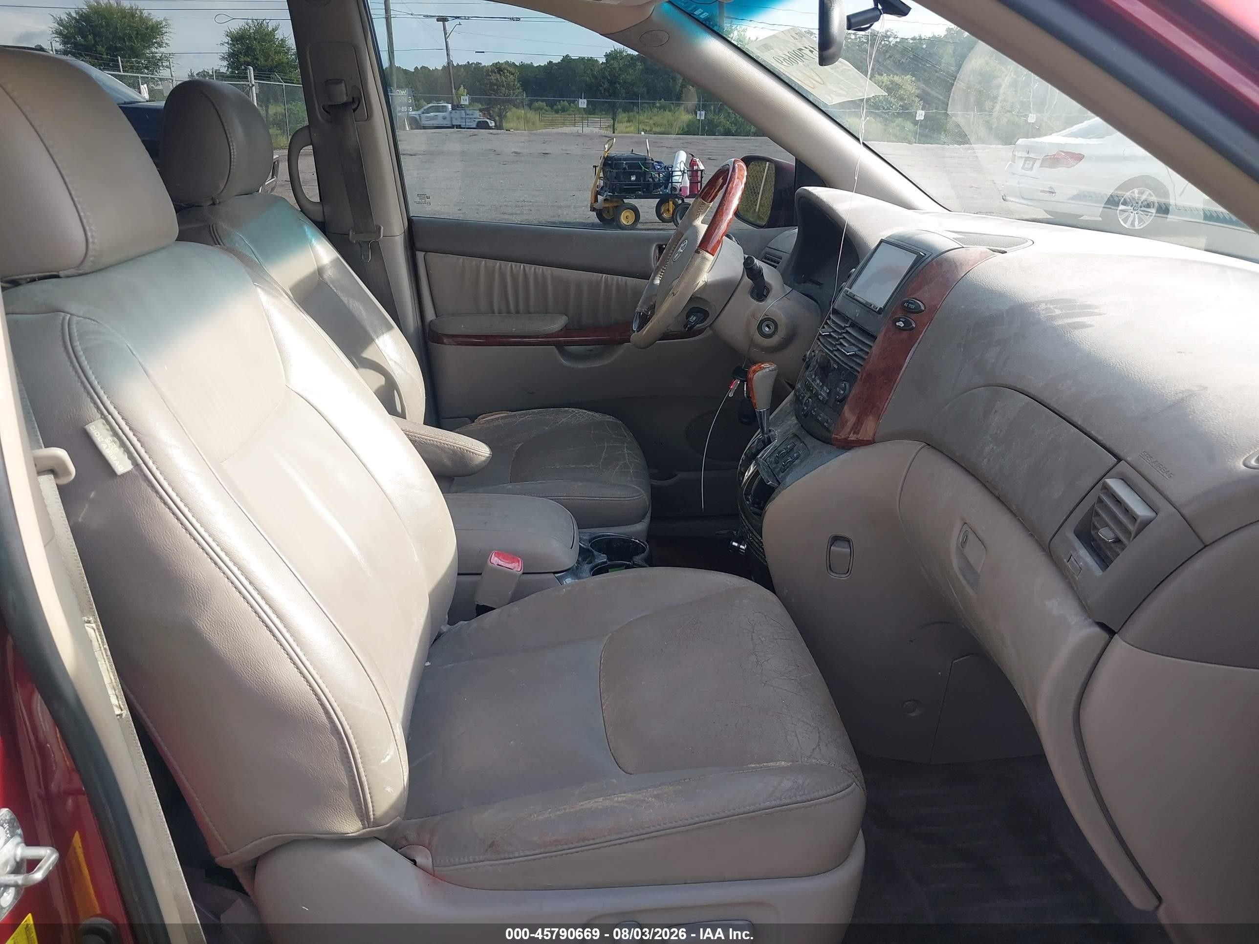 2005 Toyota Sienna Xle Limited Red vin: 5TDZA22C85S294789