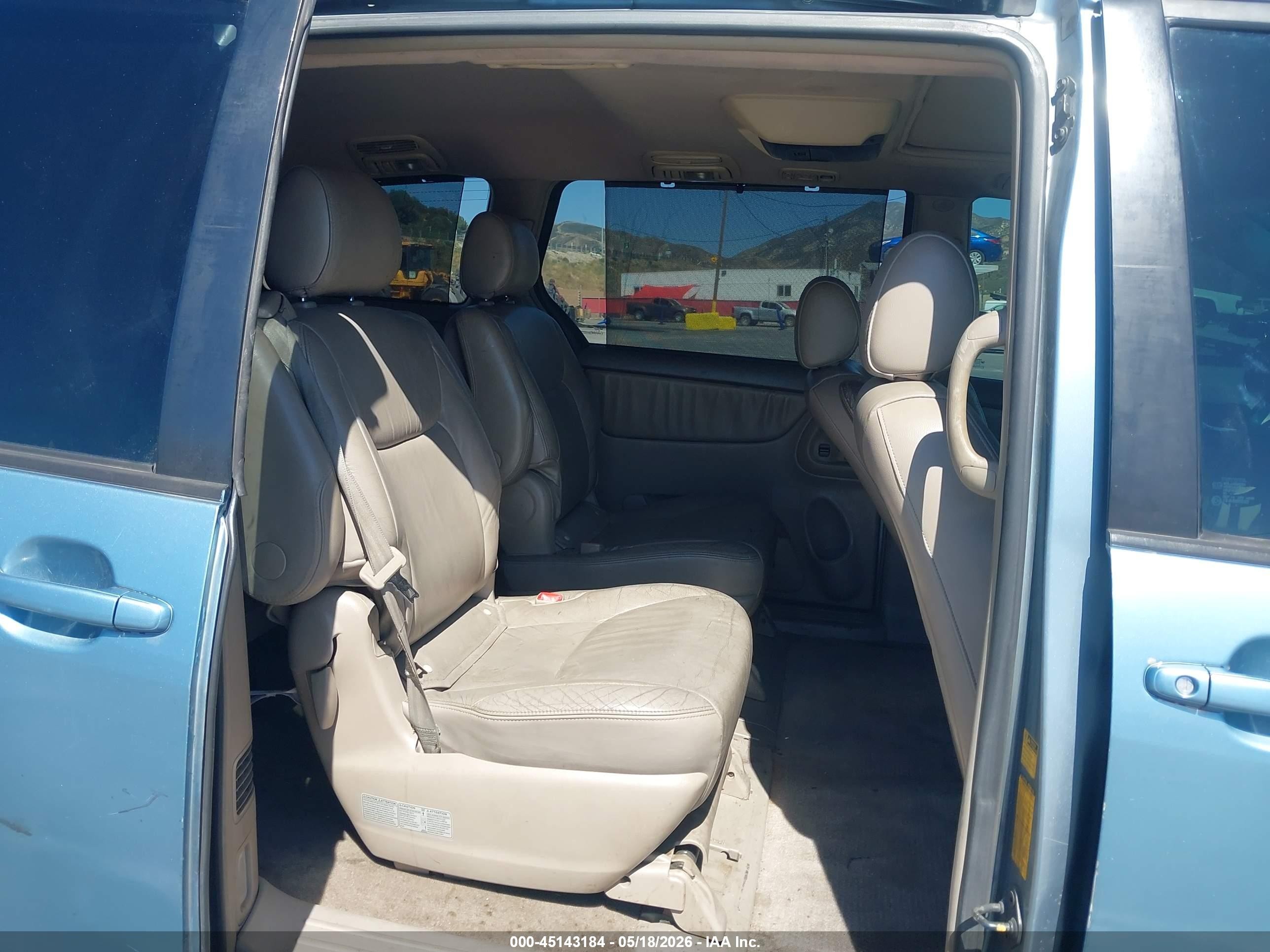 2005 Toyota Sienna Xle/xle Limited Light Blue vin: 5TDZA22C85S369359