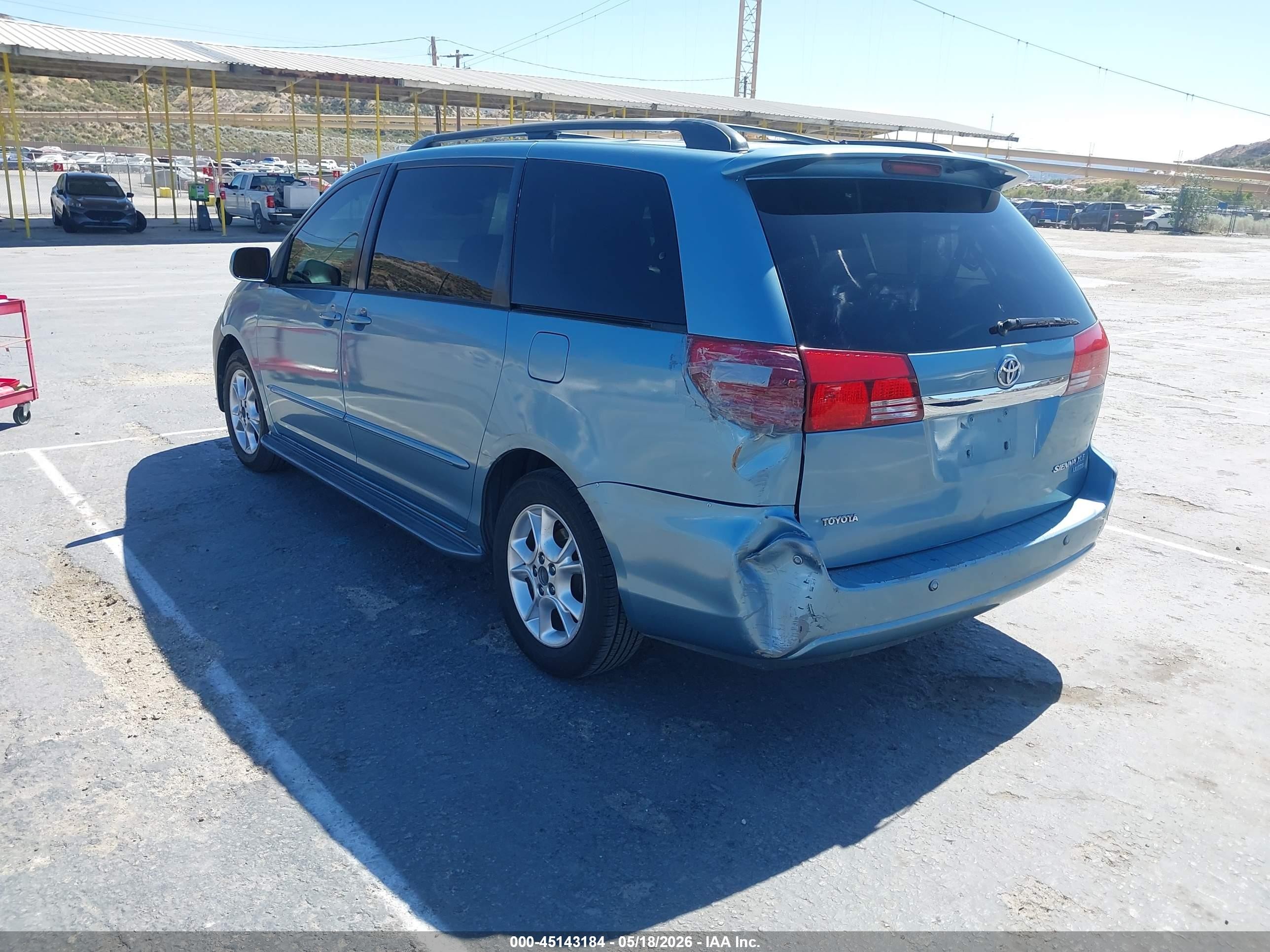 2005 Toyota Sienna Xle/xle Limited Light Blue vin: 5TDZA22C85S369359
