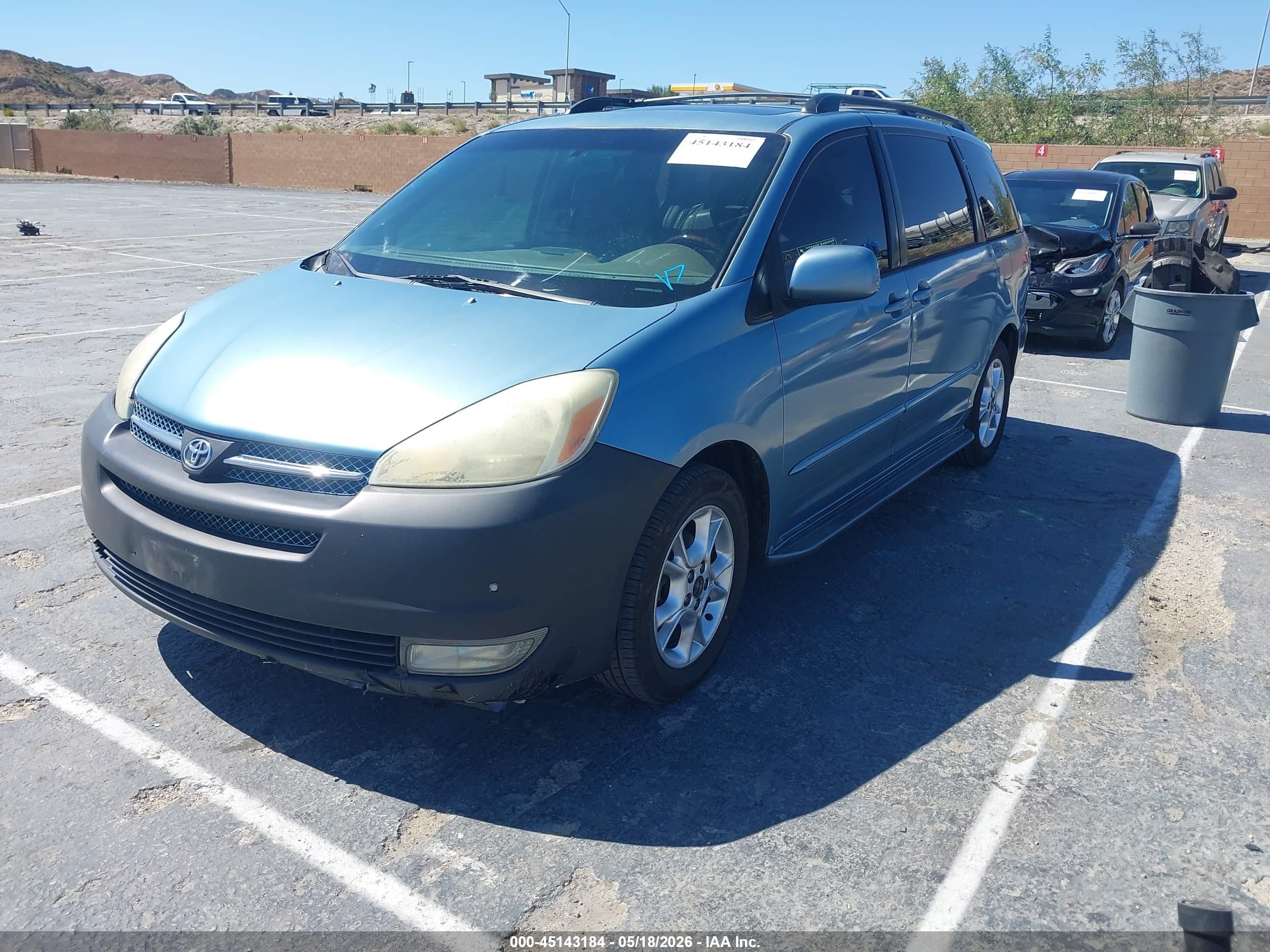 2005 Toyota Sienna Xle/xle Limited Light Blue vin: 5TDZA22C85S369359
