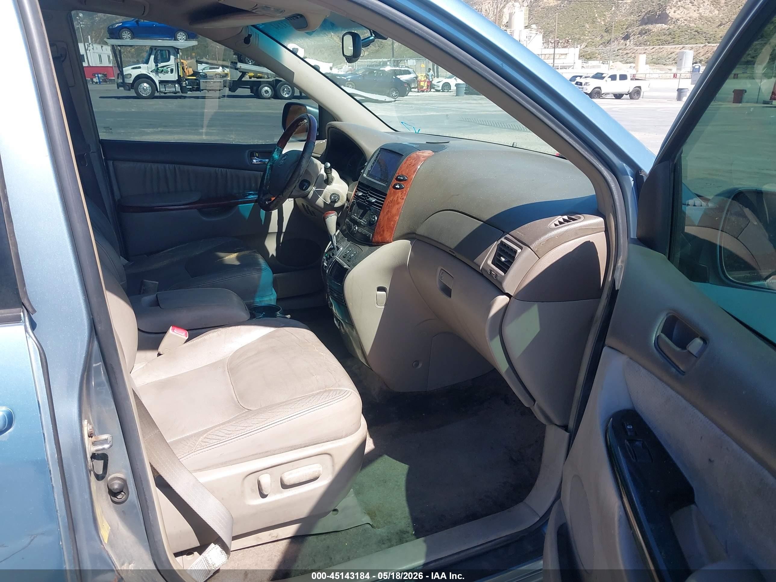 2005 Toyota Sienna Xle/xle Limited Light Blue vin: 5TDZA22C85S369359