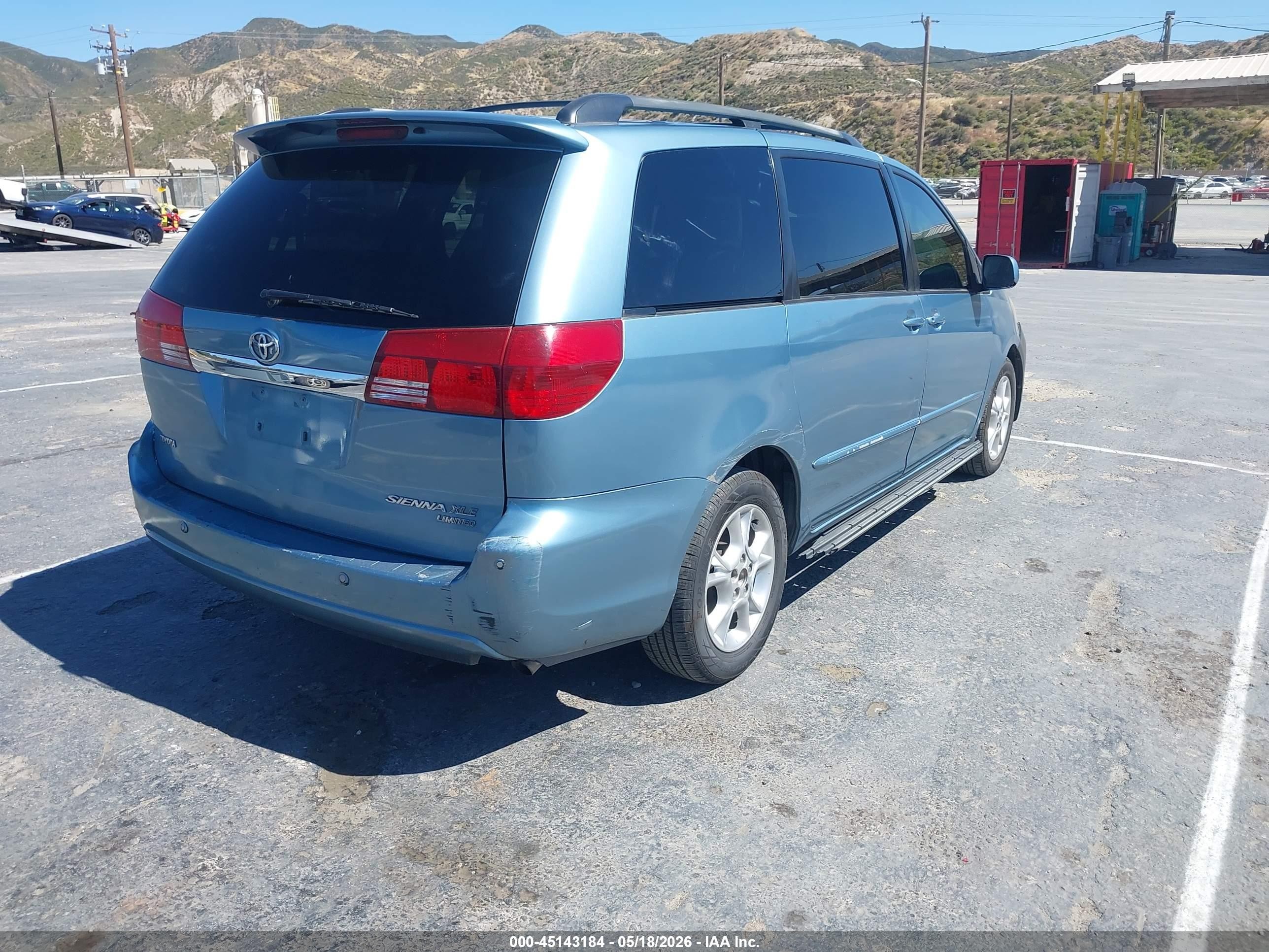 2005 Toyota Sienna Xle/xle Limited Light Blue vin: 5TDZA22C85S369359