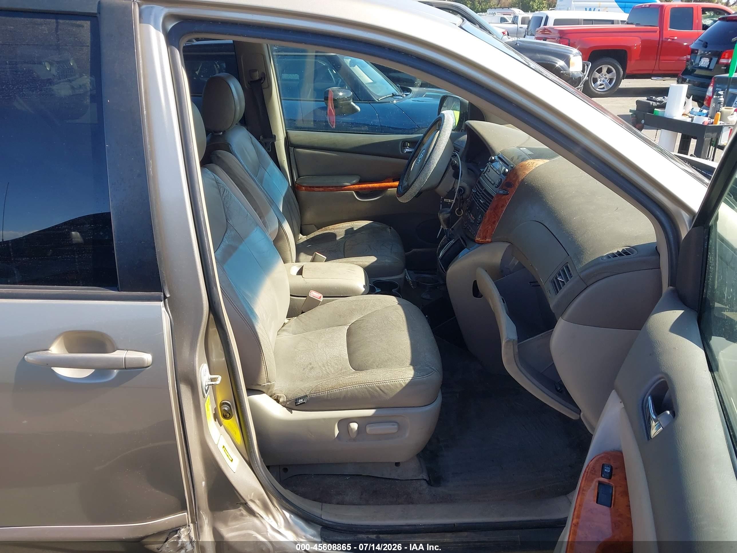 2006 Toyota Sienna Xle Gold vin: 5TDZA22C86S447270