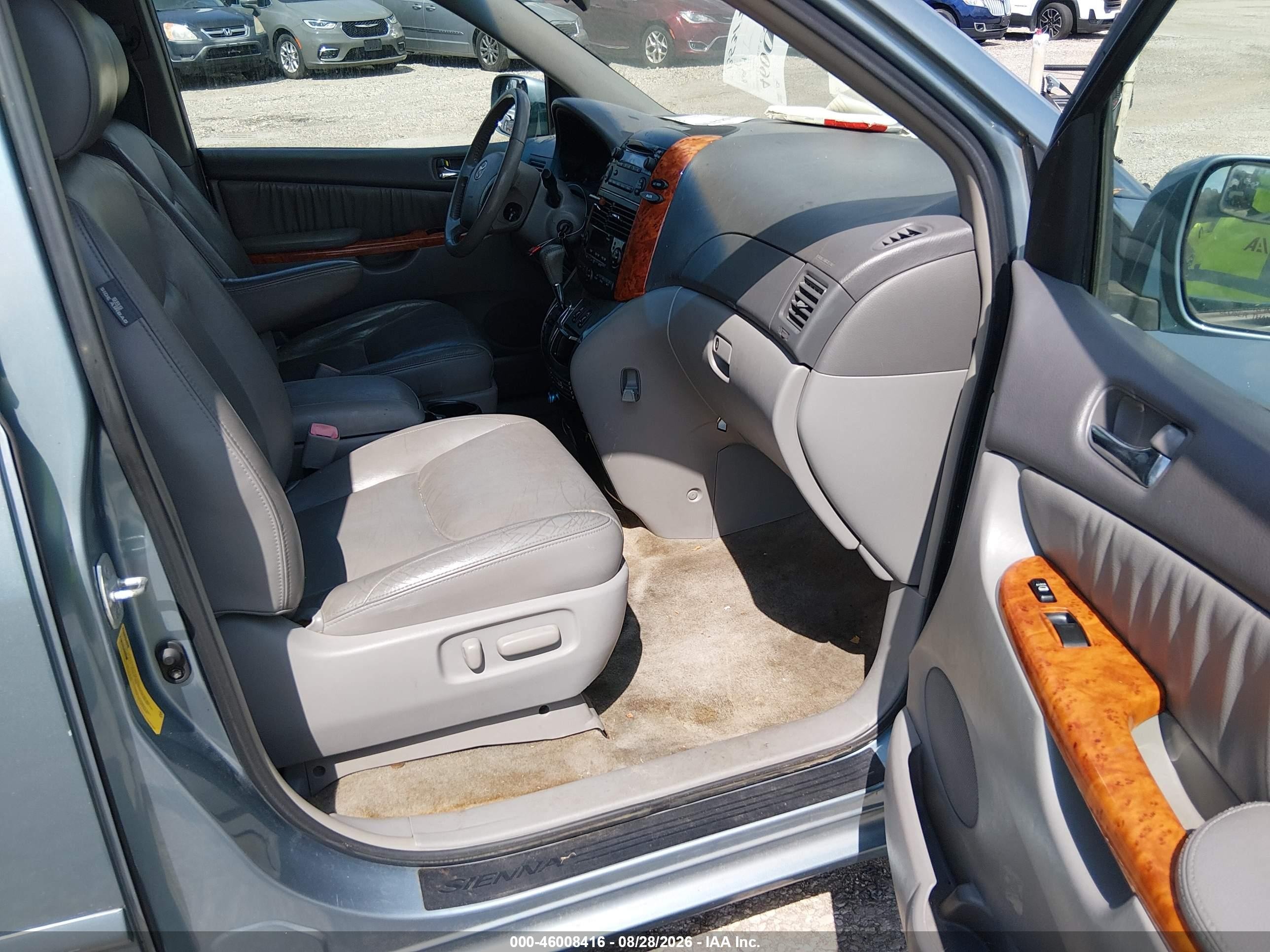 2006 Toyota Sienna Xle Gray vin: 5TDZA22C86S497814