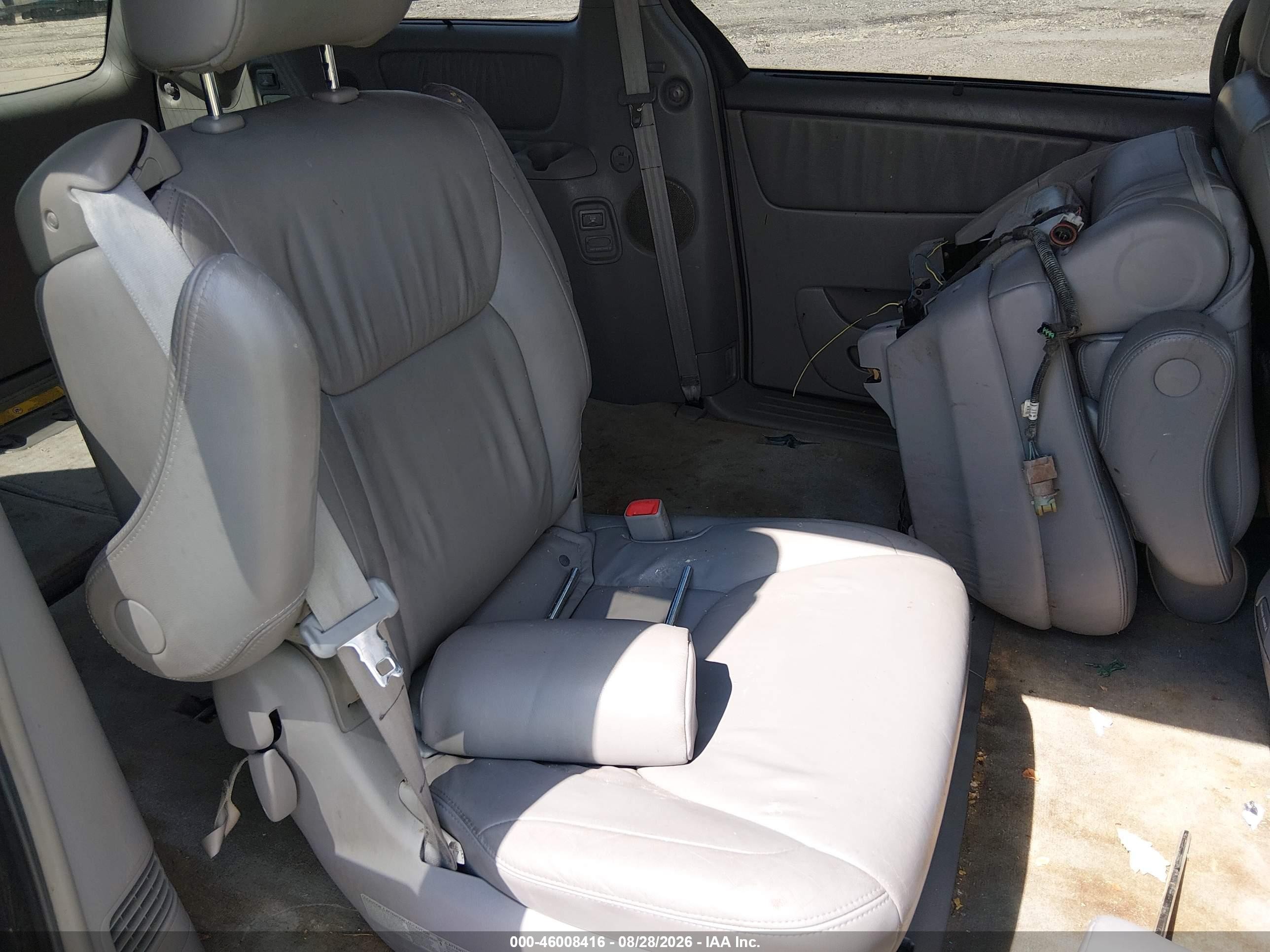 2006 Toyota Sienna Xle Gray vin: 5TDZA22C86S497814
