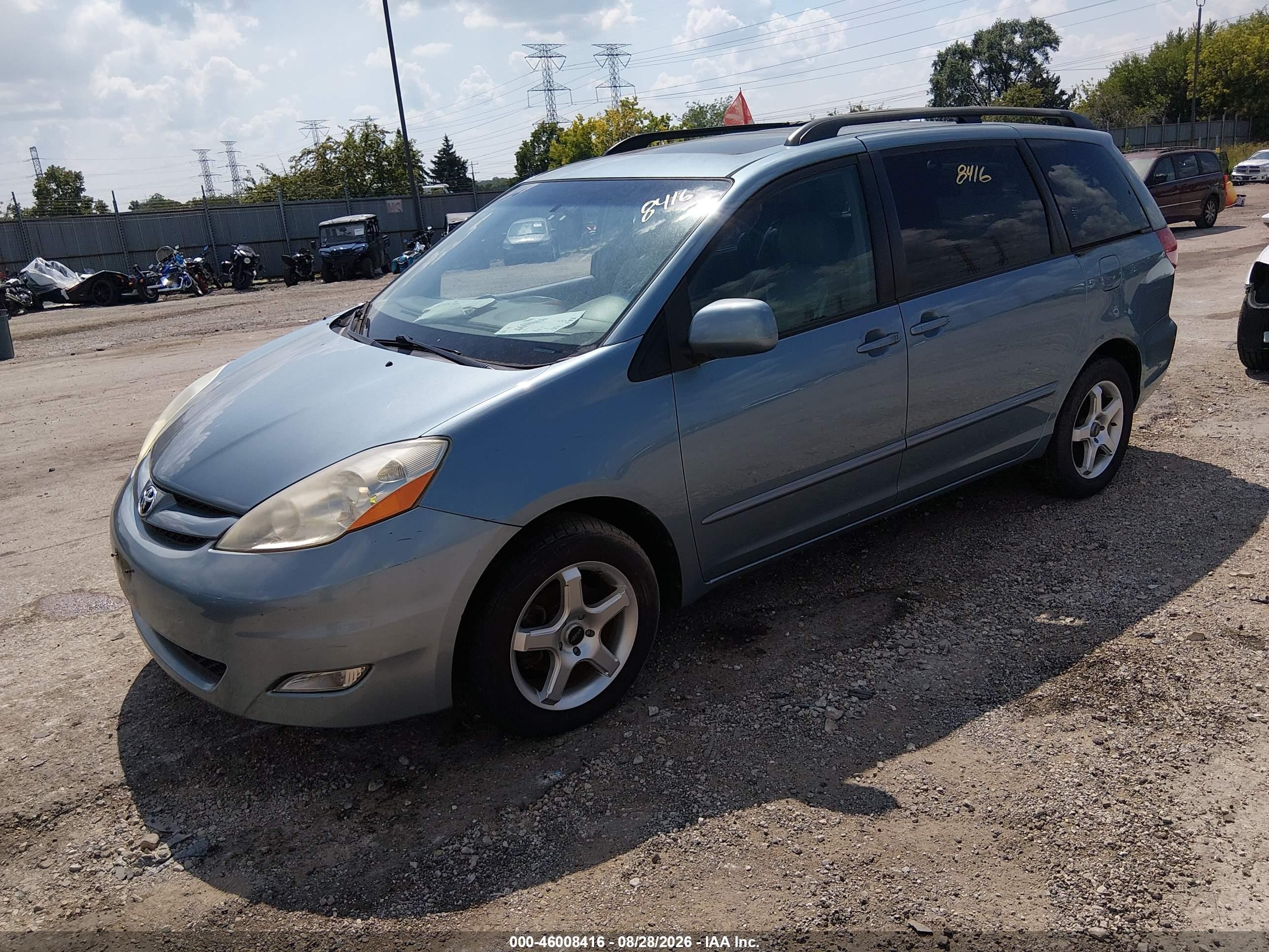 2006 Toyota Sienna Xle Gray vin: 5TDZA22C86S497814