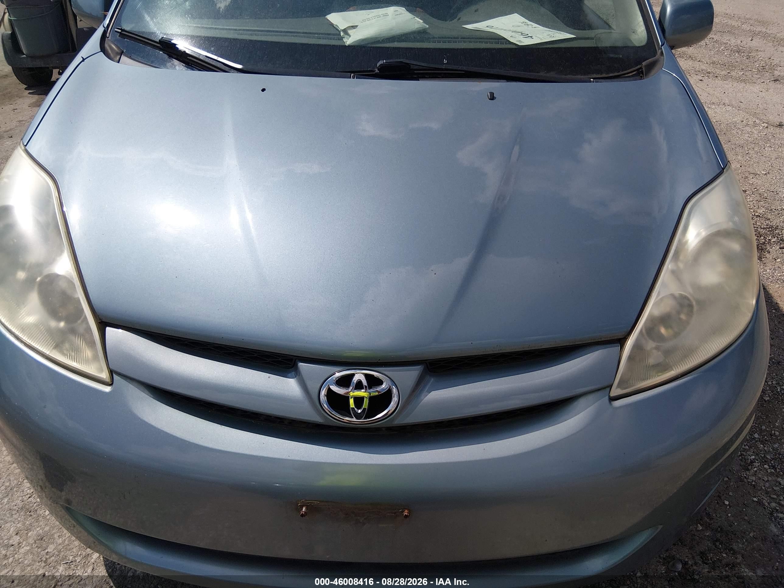 2006 Toyota Sienna Xle Gray vin: 5TDZA22C86S497814
