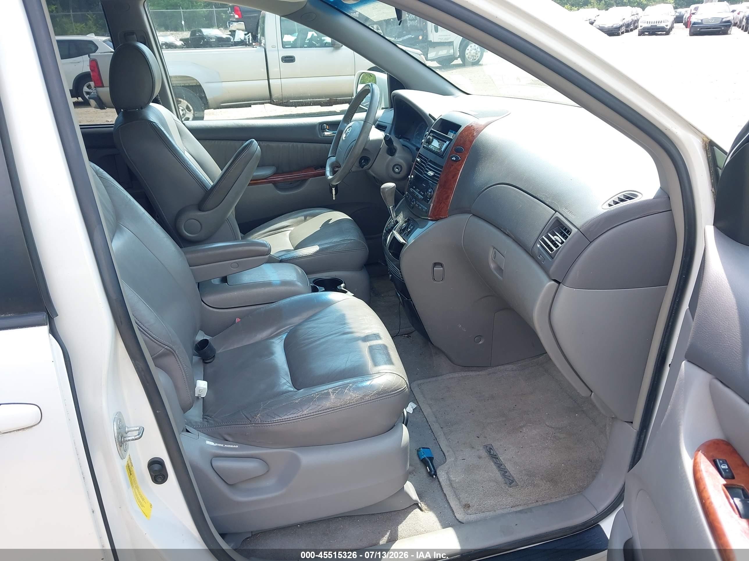 2004 Toyota Sienna Xle White vin: 5TDZA22C94S212230