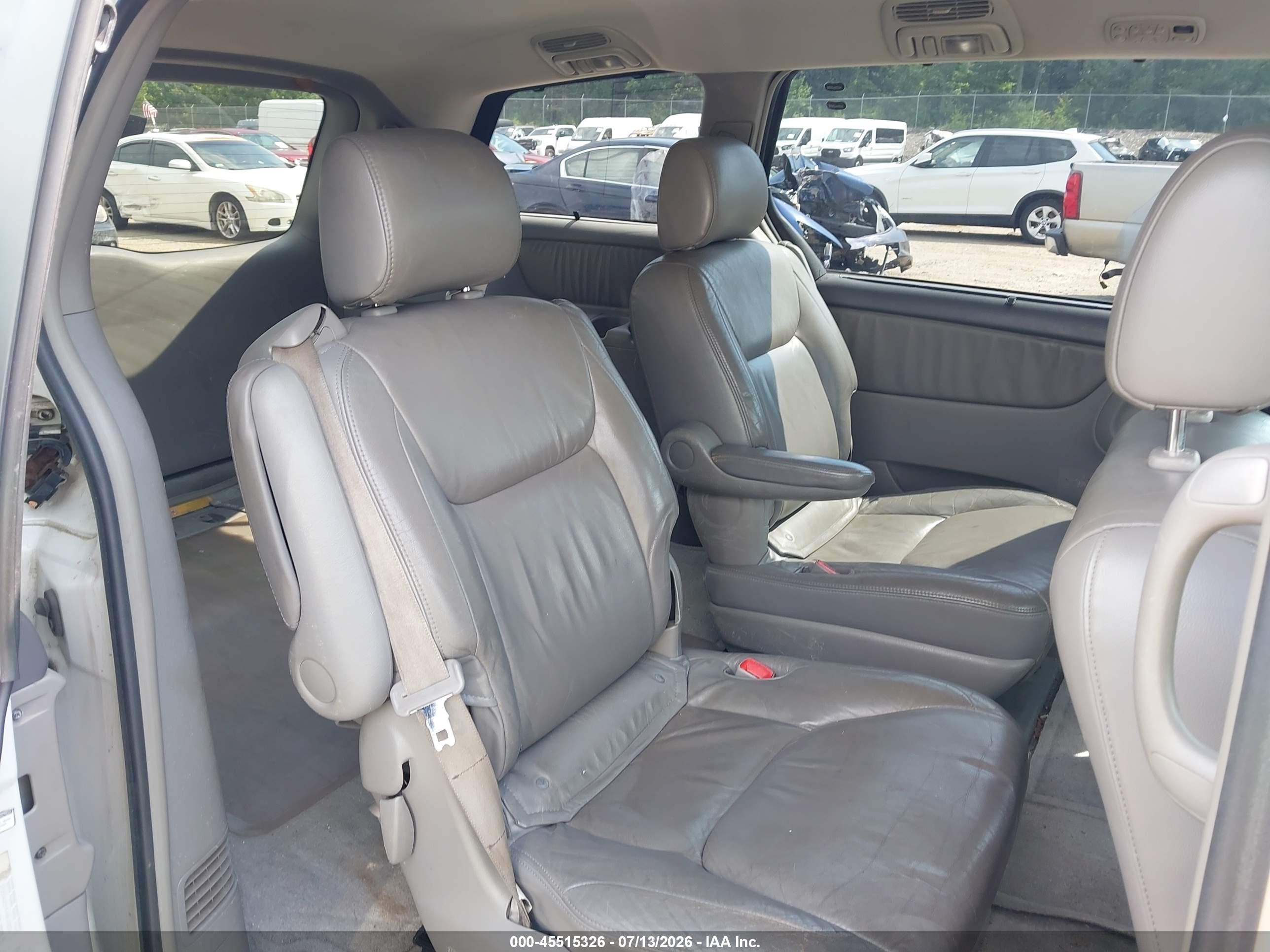 2004 Toyota Sienna Xle White vin: 5TDZA22C94S212230