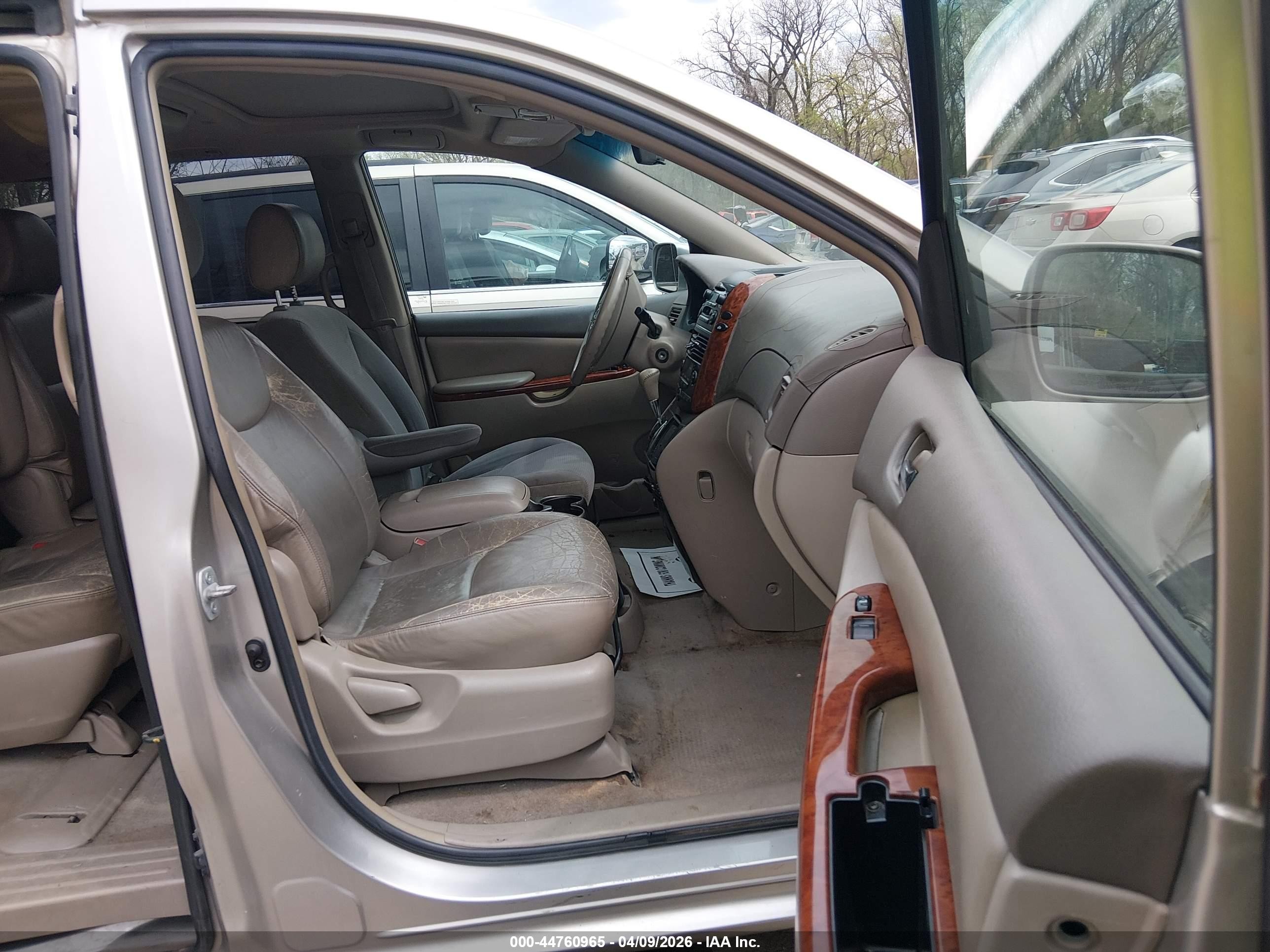 2004 Toyota Sienna Xle Beige vin: 5TDZA22C94S219954