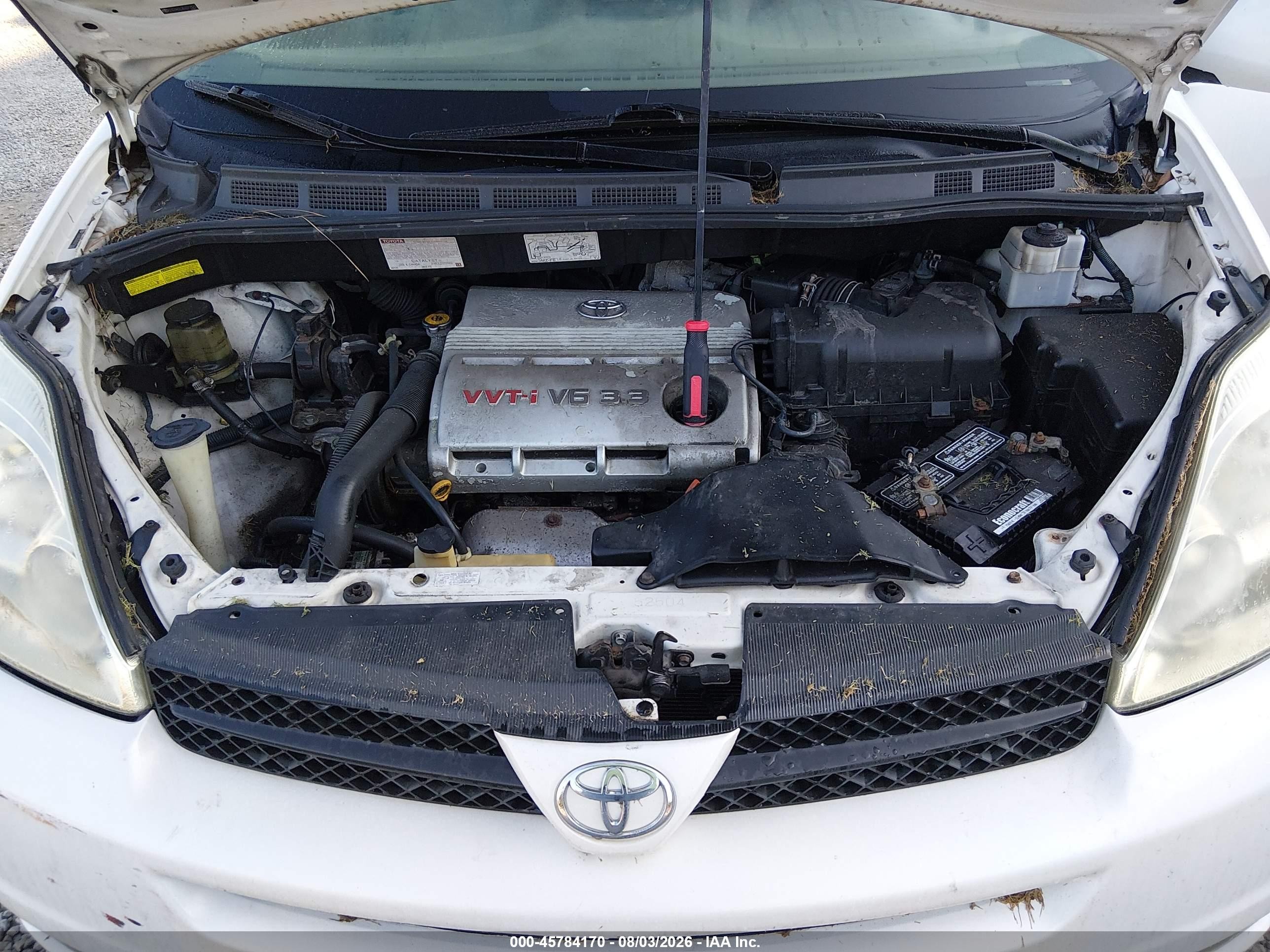 2005 Toyota Sienna Xle Белый vin: 5TDZA22C95S272932