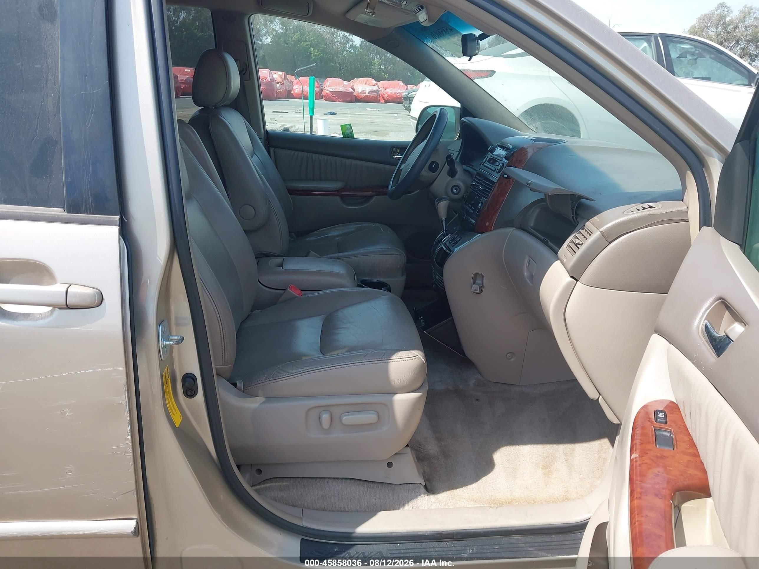 2005 Toyota Sienna Xle Gold vin: 5TDZA22C95S276009