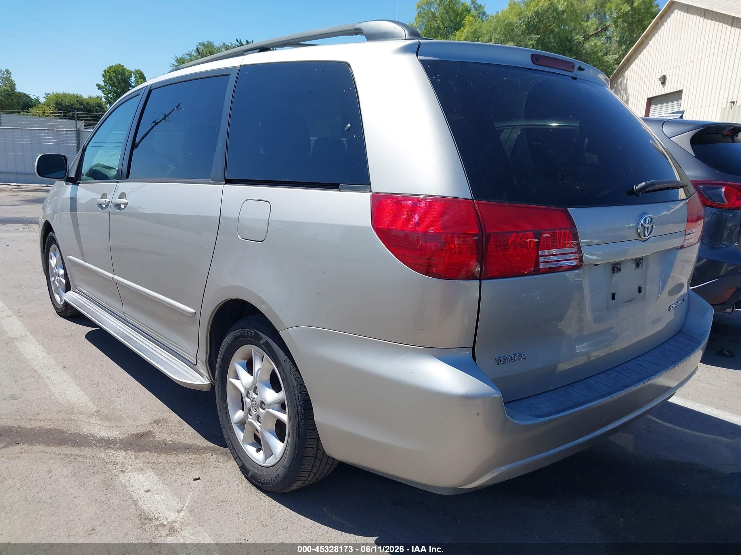 2005 Toyota Sienna Xle Silver vin: 5TDZA22C95S282408