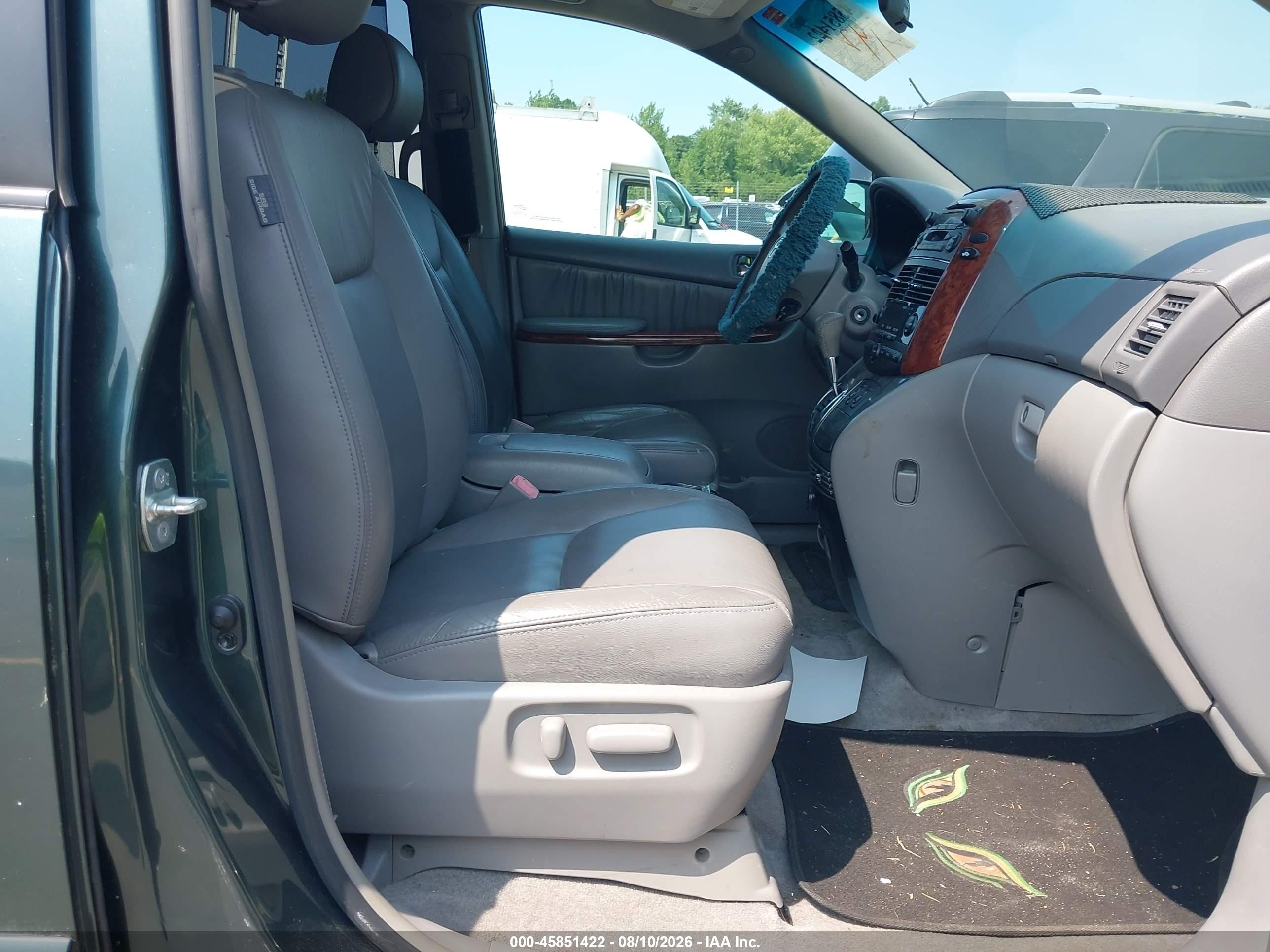 2005 Toyota Sienna Xle Green vin: 5TDZA22C95S384341