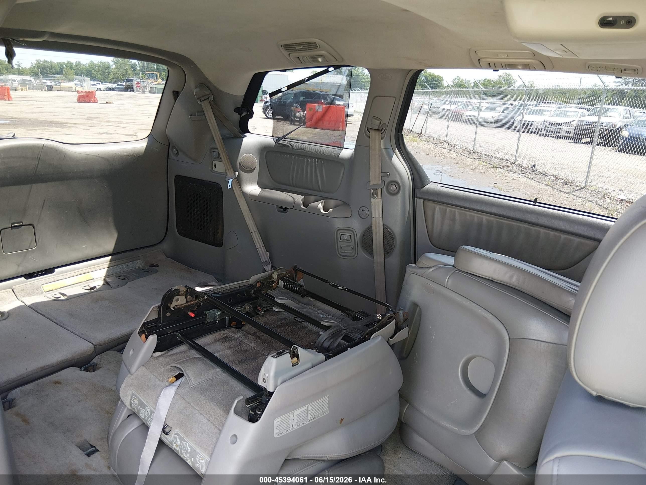 2006 Toyota Sienna Xle Gray vin: 5TDZA22C96S448752