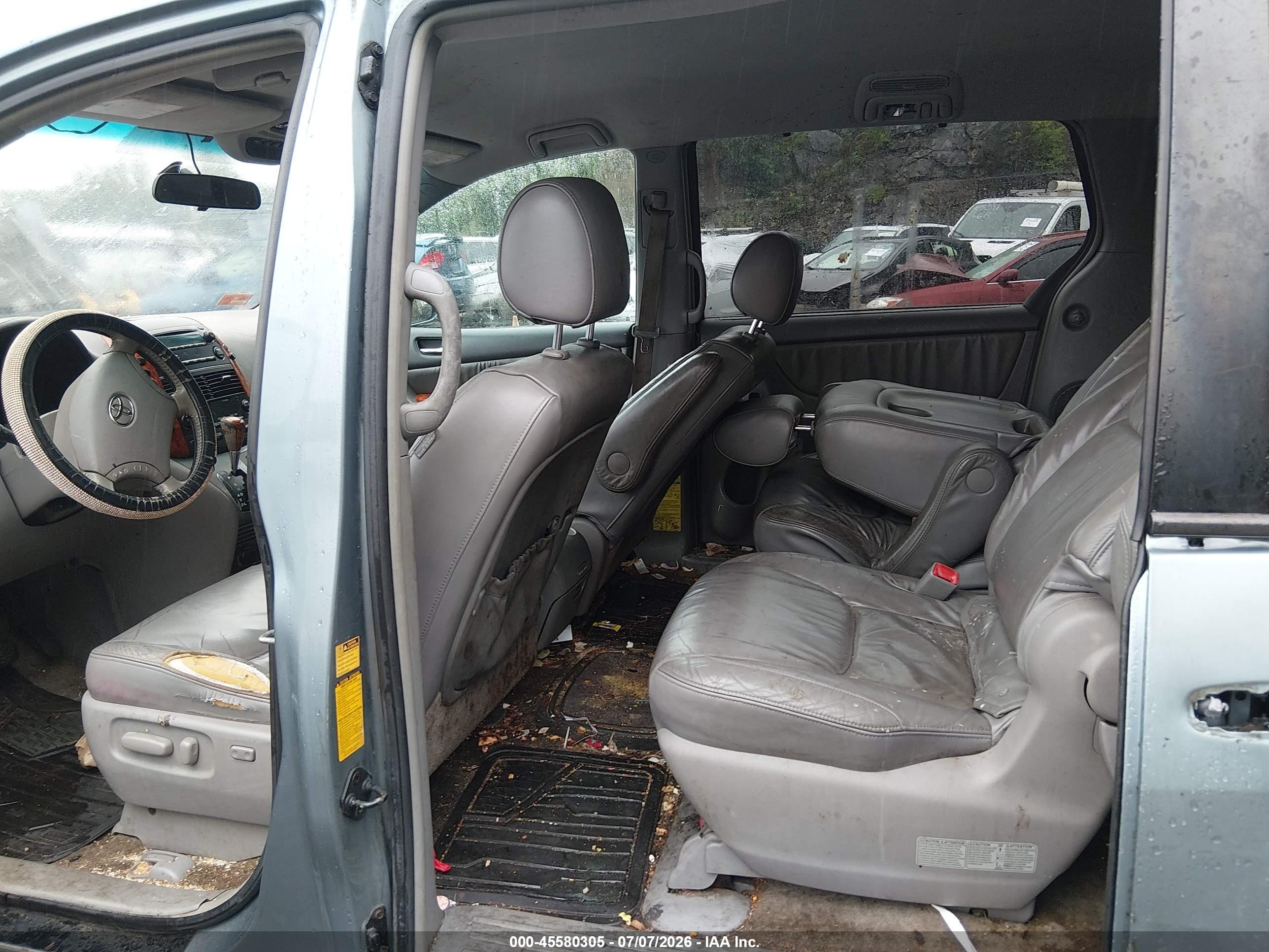 2006 Toyota Sienna Xle Light Blue vin: 5TDZA22C96S518427