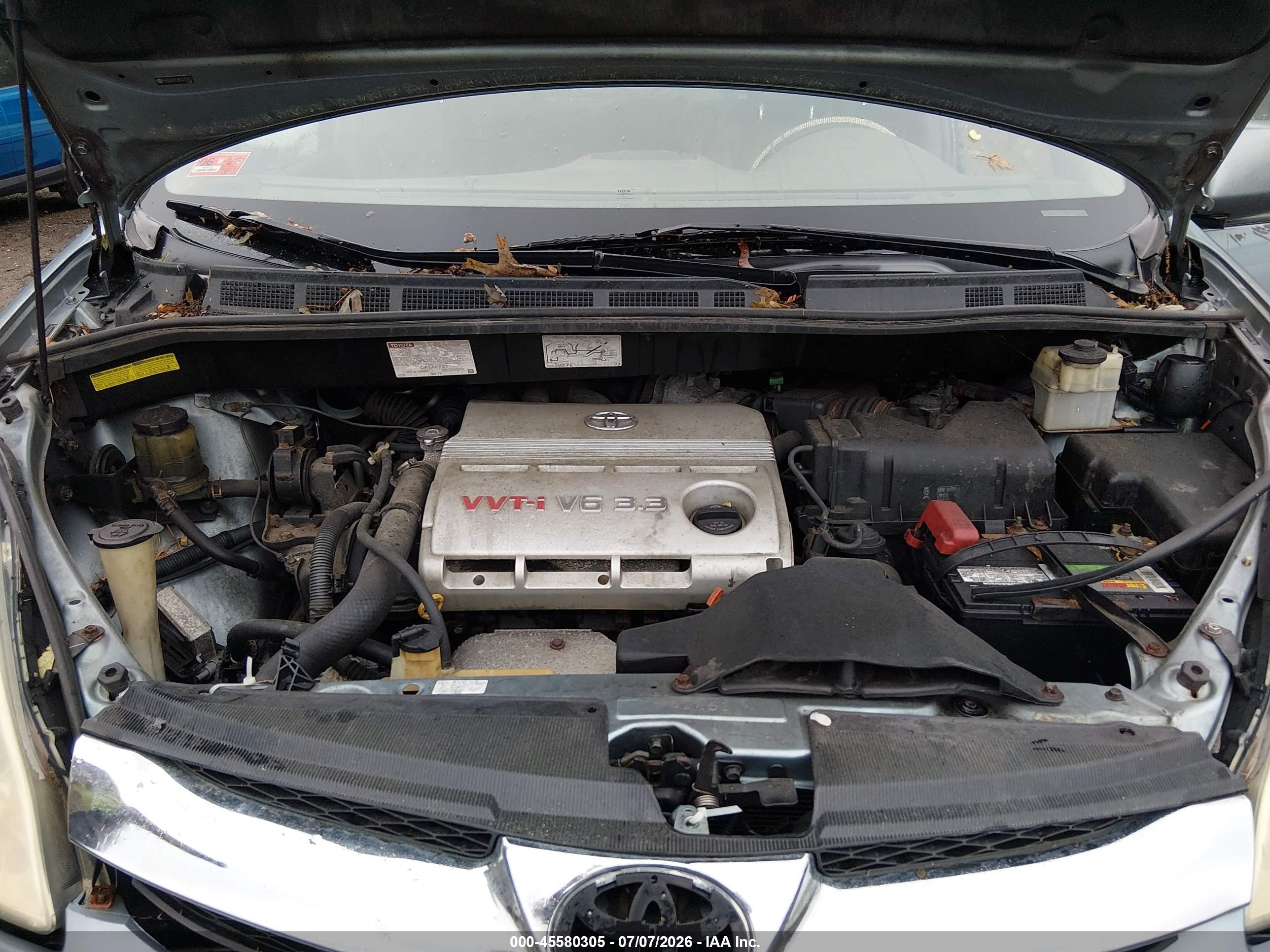 2006 Toyota Sienna Xle Light Blue vin: 5TDZA22C96S518427