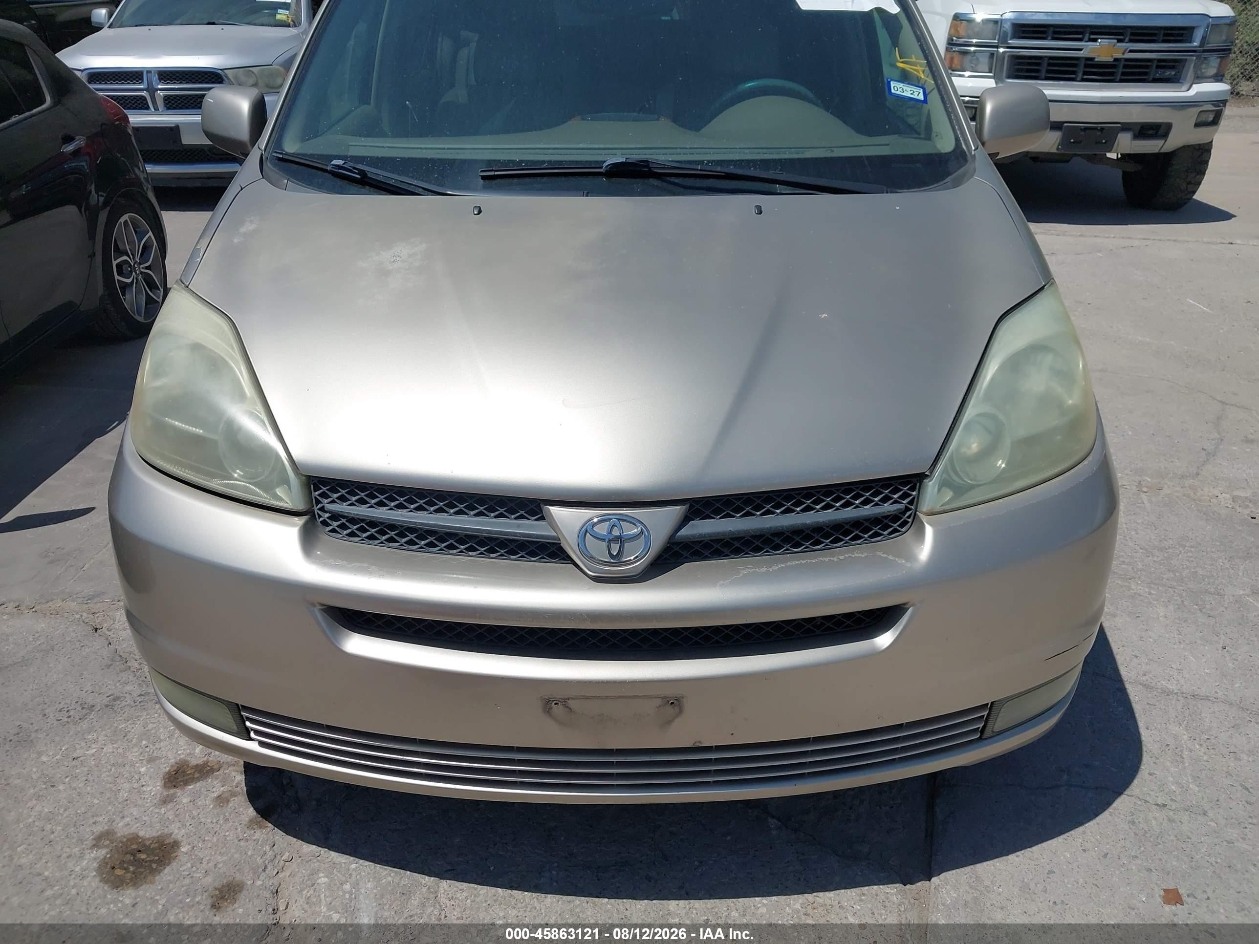 2004 Toyota Sienna Xle Champagne vin: 5TDZA22CX4S012926