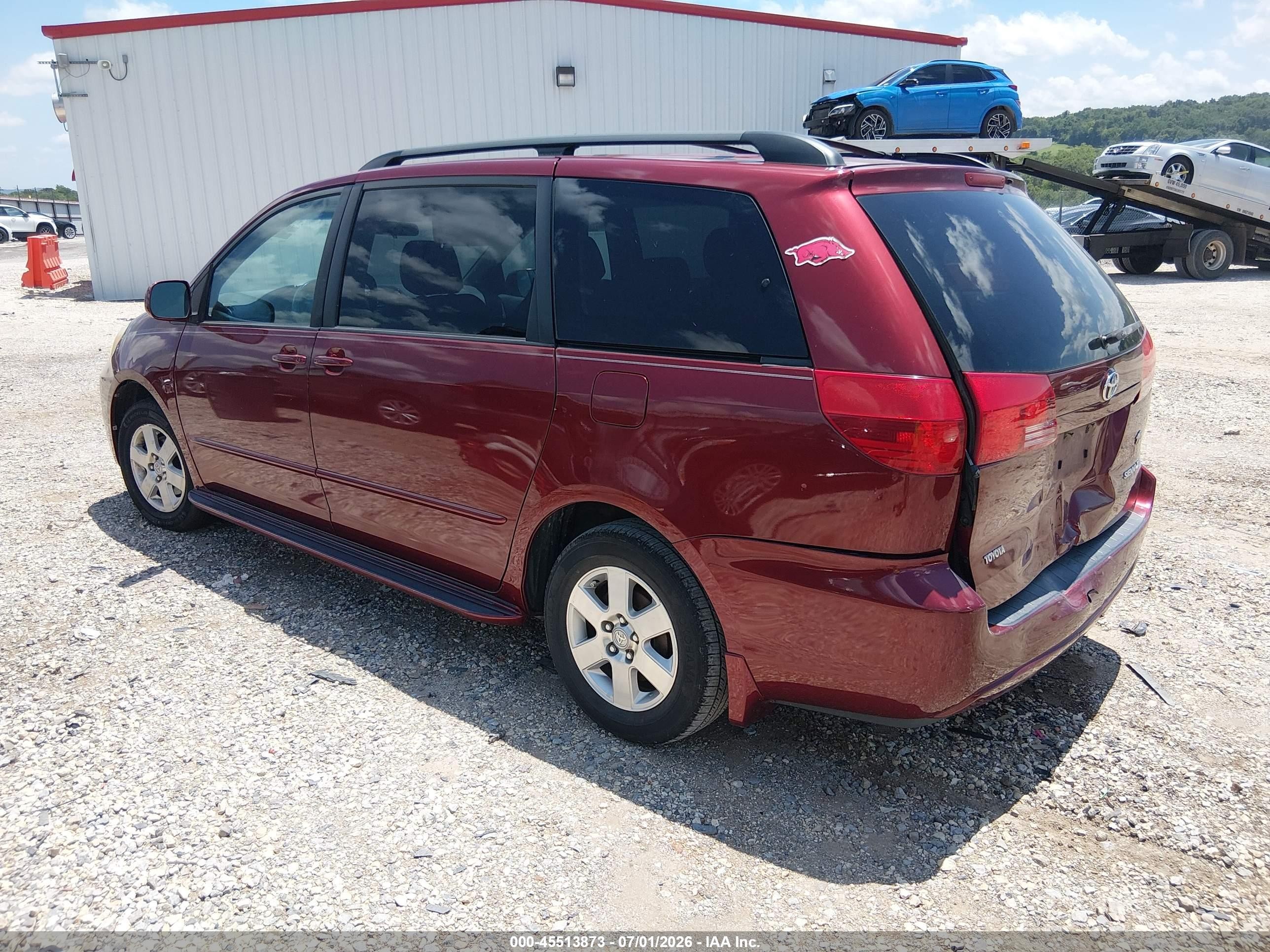 2004 Toyota Sienna Xle Burgundy vin: 5TDZA22CX4S033212
