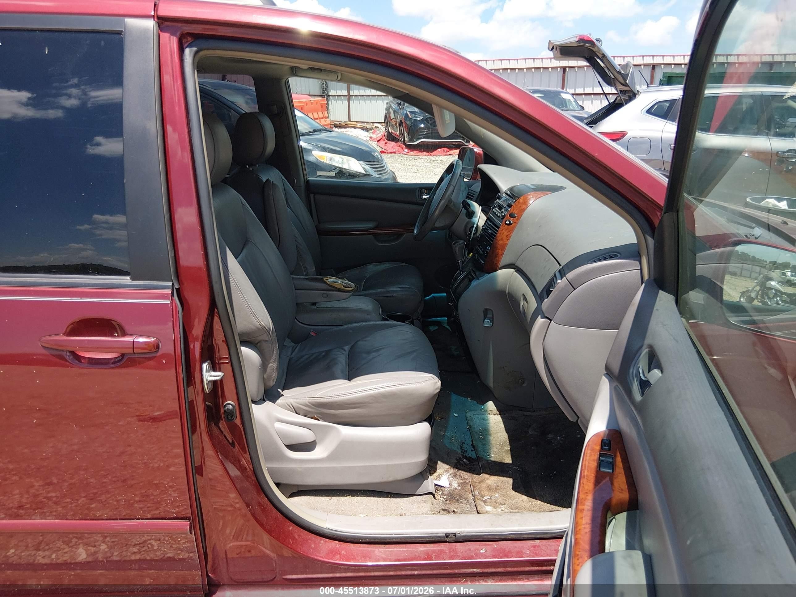 2004 Toyota Sienna Xle Burgundy vin: 5TDZA22CX4S033212