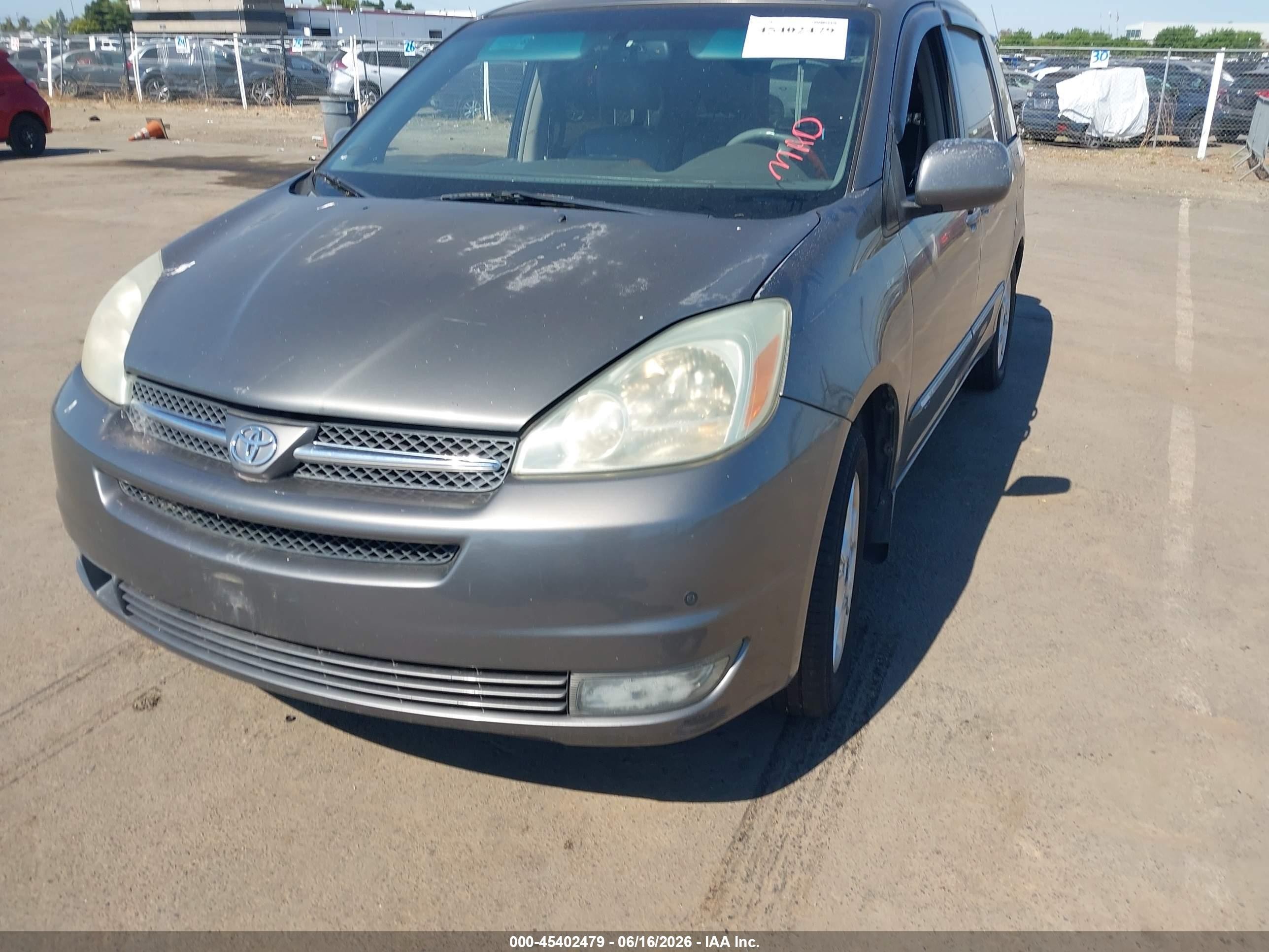 2004 Toyota Sienna Xle Limited Gray vin: 5TDZA22CX4S124092
