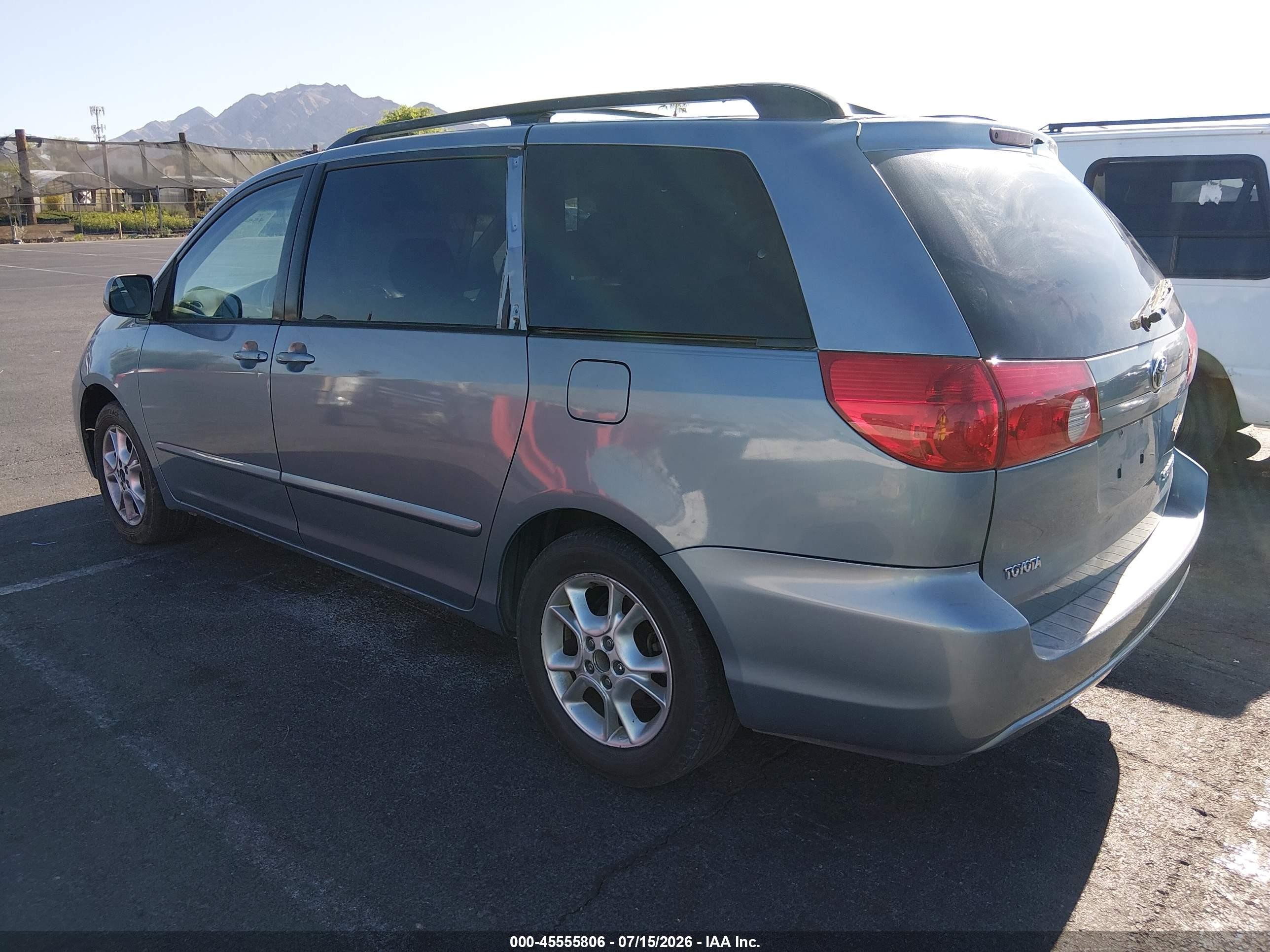 2006 Toyota Sienna Xle Light Blue vin: 5TDZA22CX6S529811