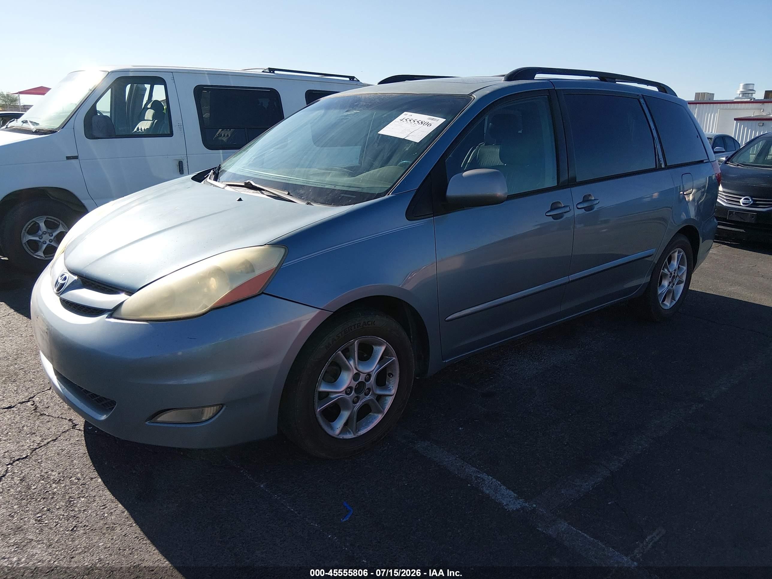 2006 Toyota Sienna Xle Light Blue vin: 5TDZA22CX6S529811