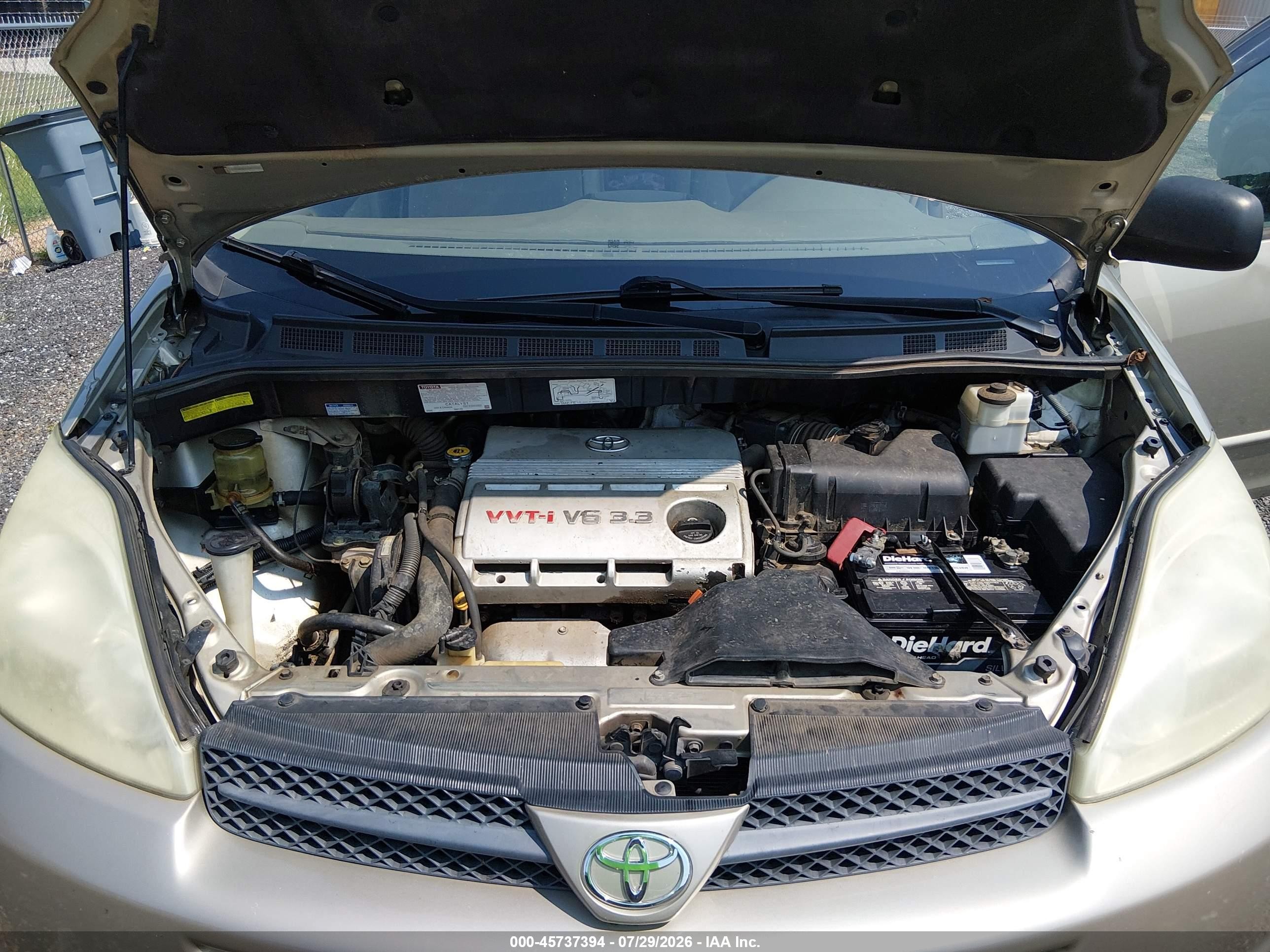 2004 Toyota Sienna Le Gold vin: 5TDZA23C04S019236