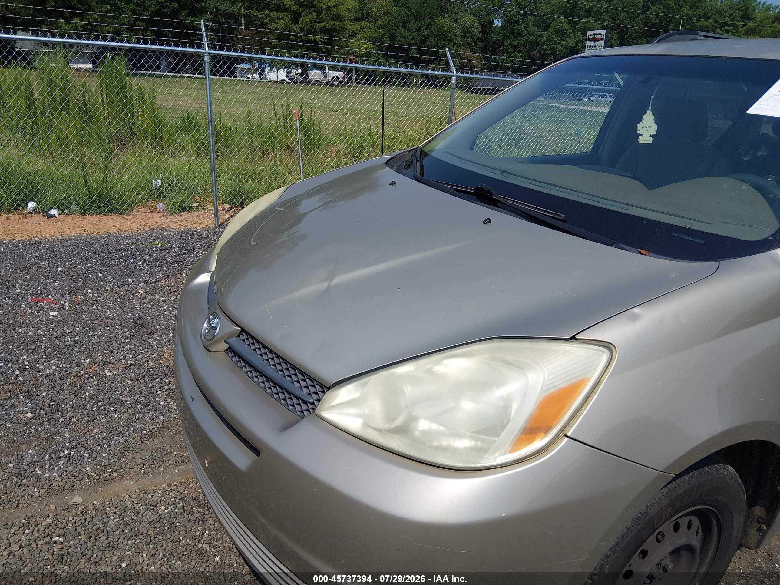 2004 Toyota Sienna Le Gold vin: 5TDZA23C04S019236