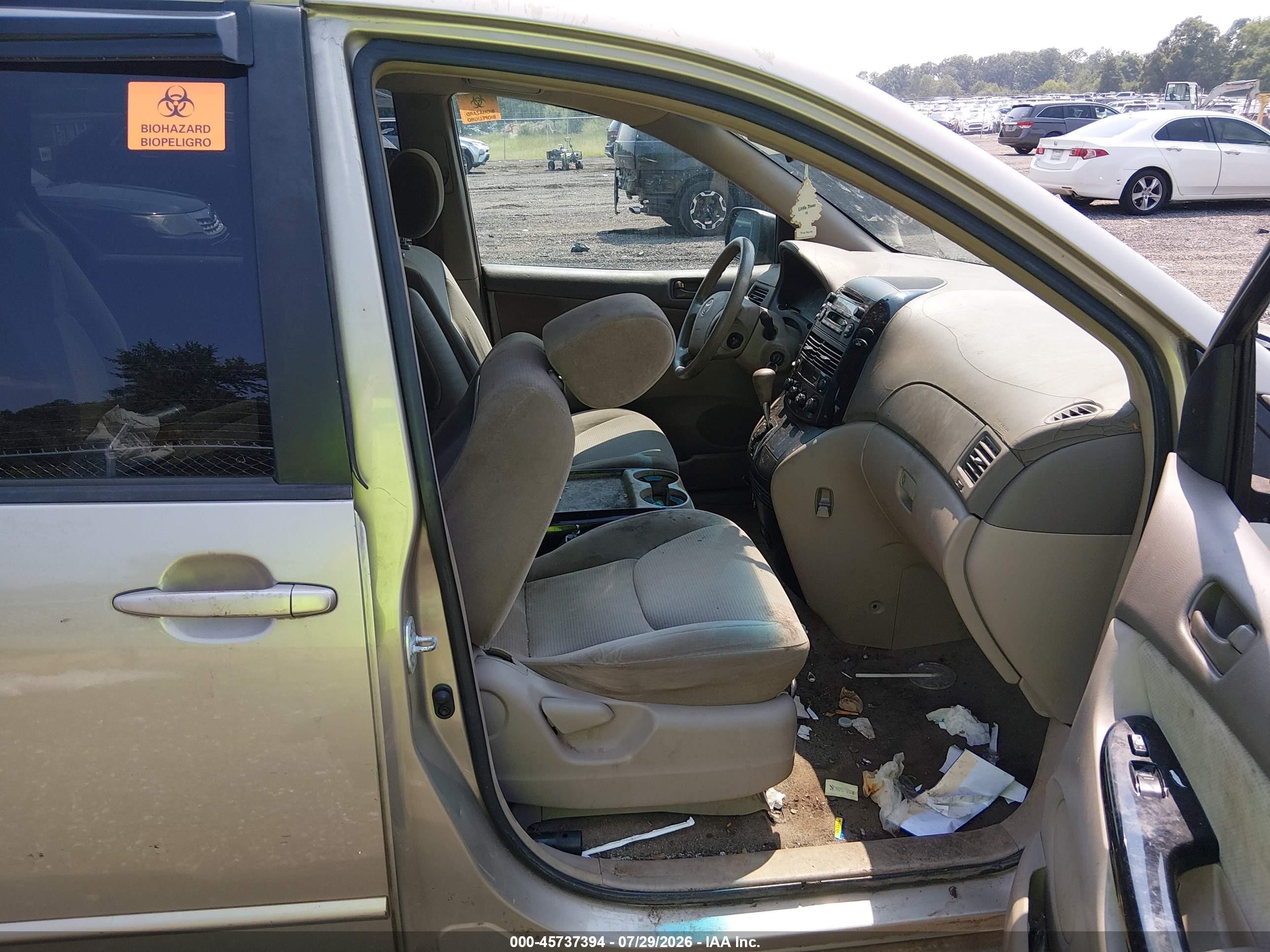 2004 Toyota Sienna Le Gold vin: 5TDZA23C04S019236