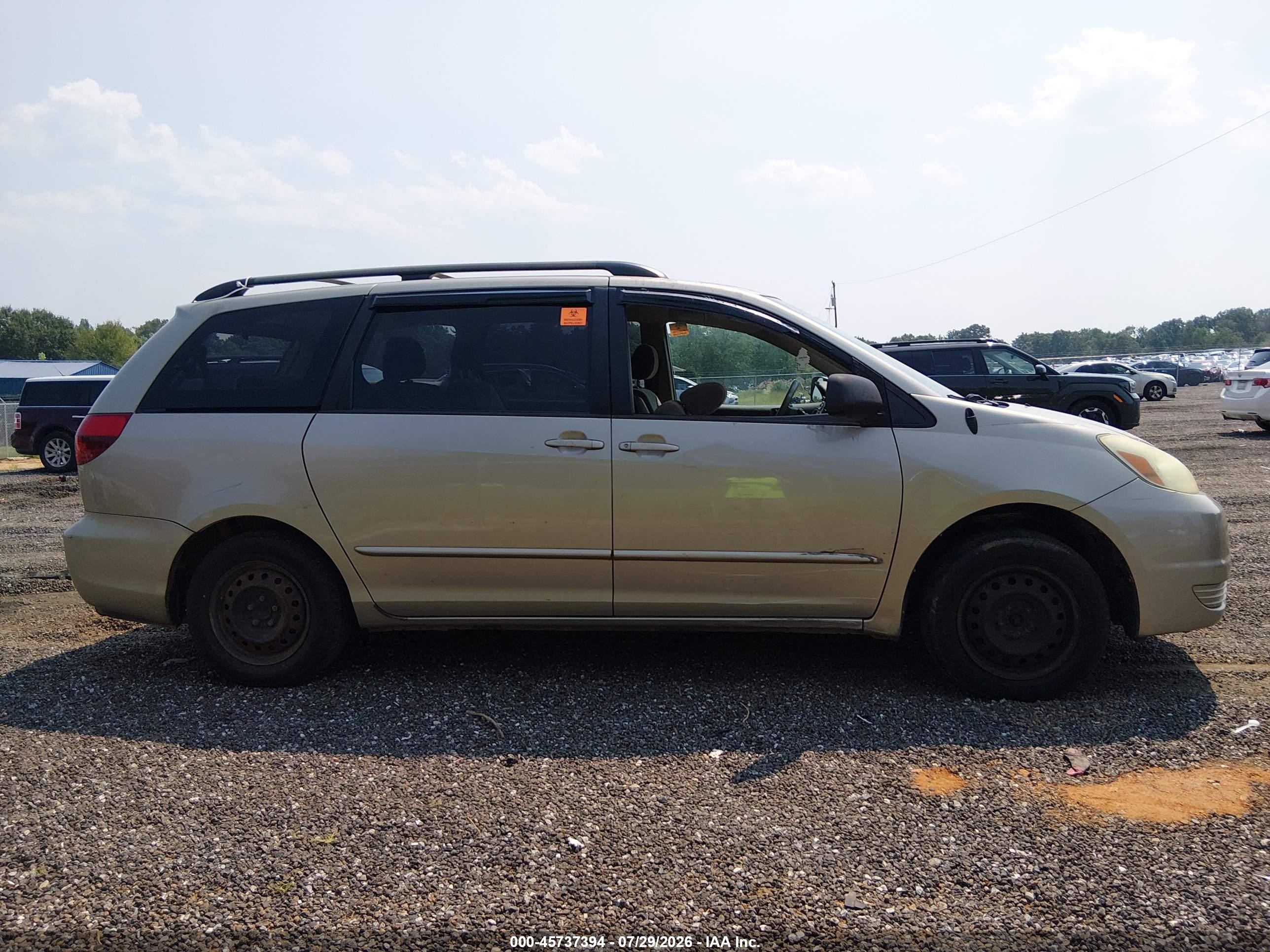 2004 Toyota Sienna Le Gold vin: 5TDZA23C04S019236