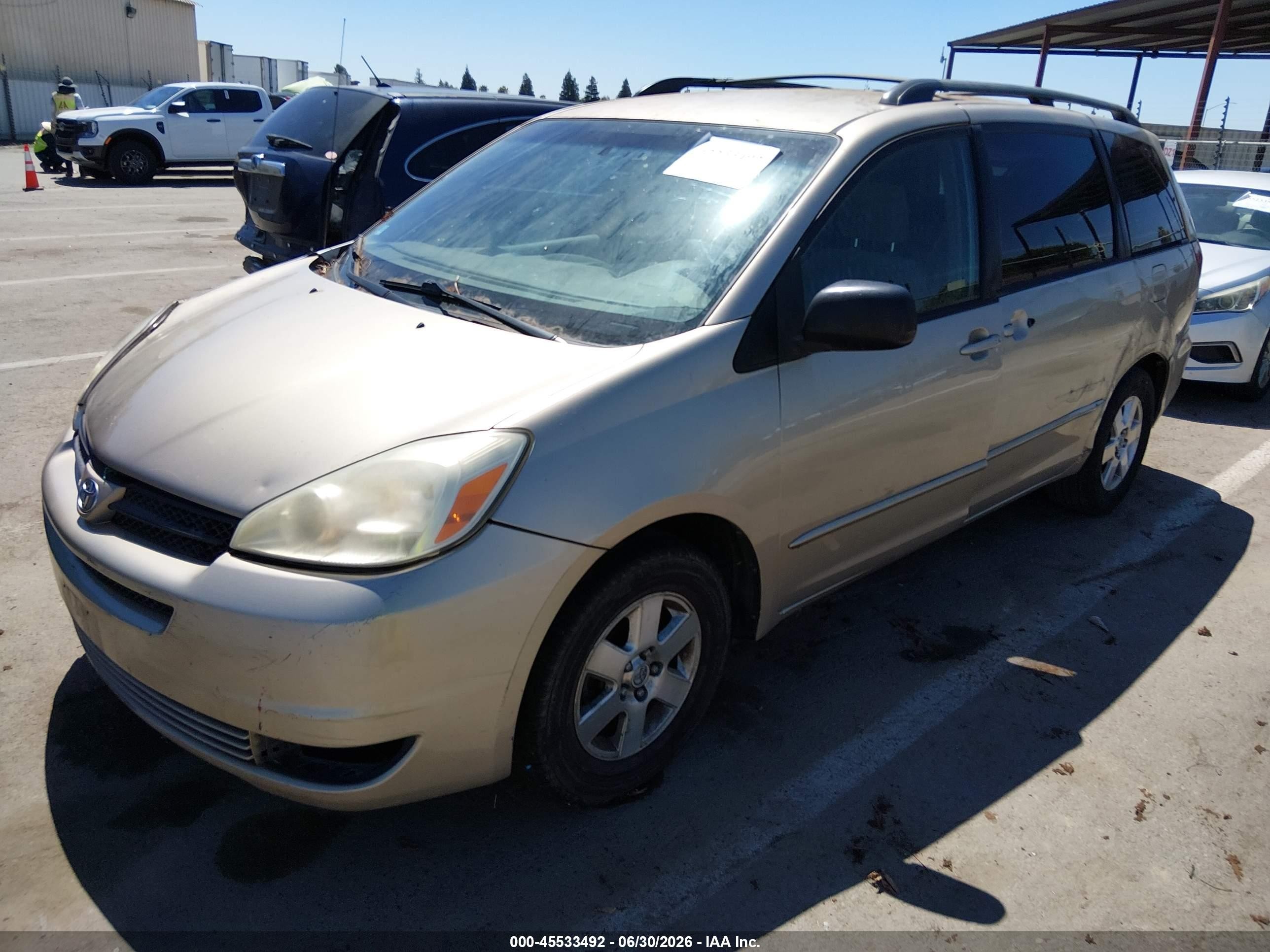 2004 Toyota Sienna Le Gold vin: 5TDZA23C04S220800