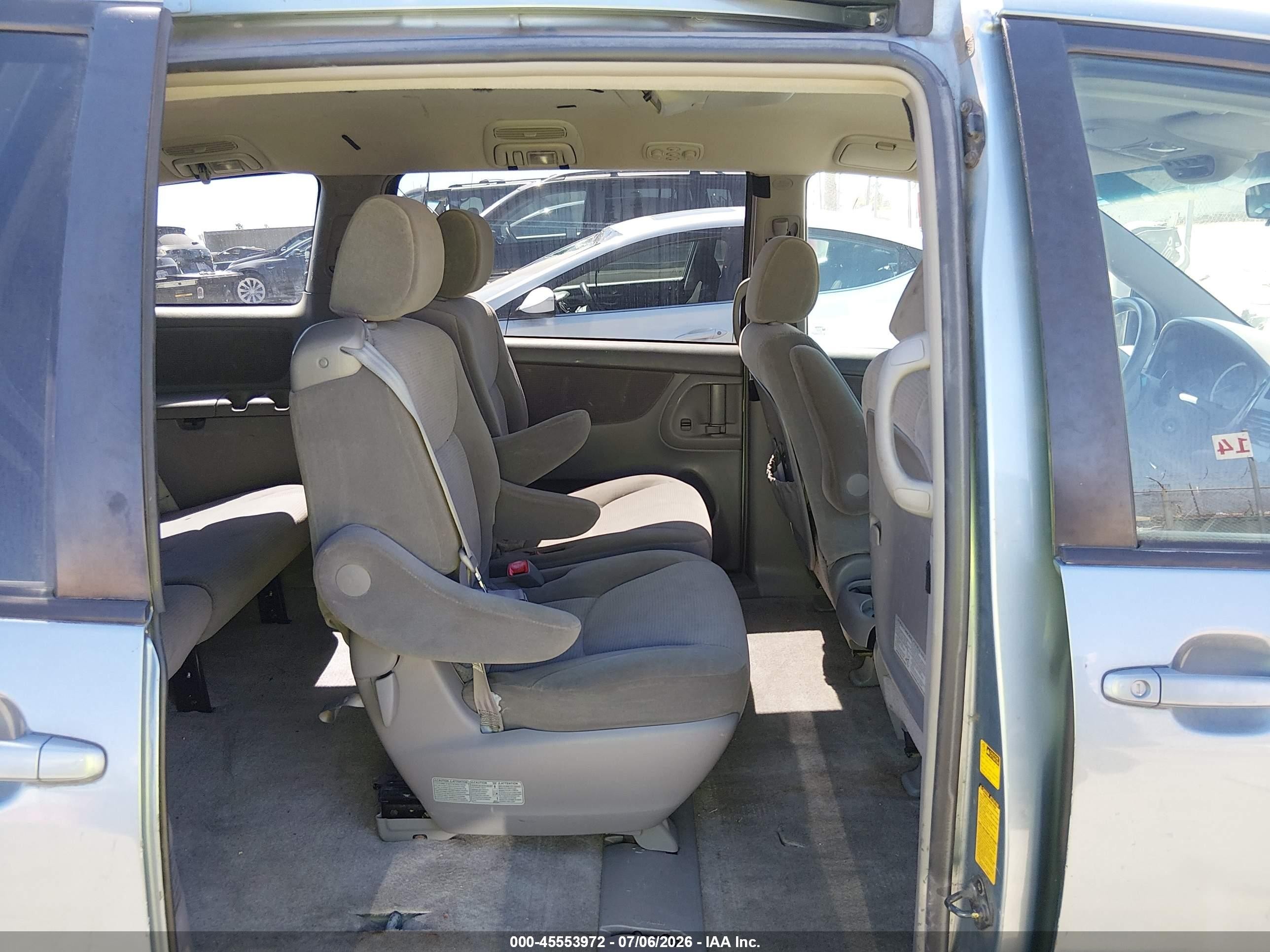 2005 Toyota Sienna Le Синий vin: 5TDZA23C05S222998