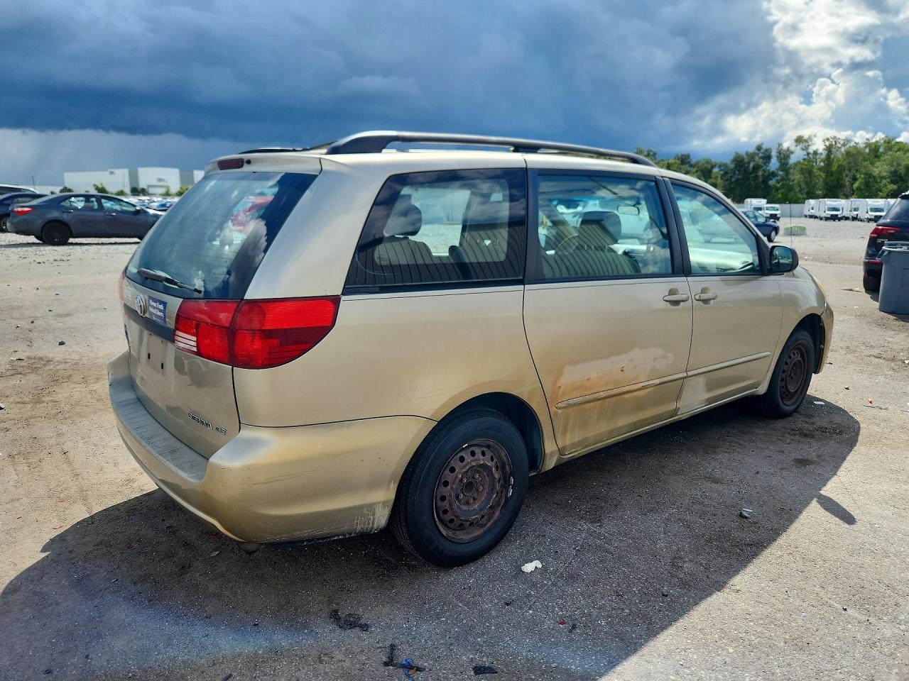 2005 Toyota Sienna Ce 7 Passenger Tan vin: 5TDZA23C05S243527