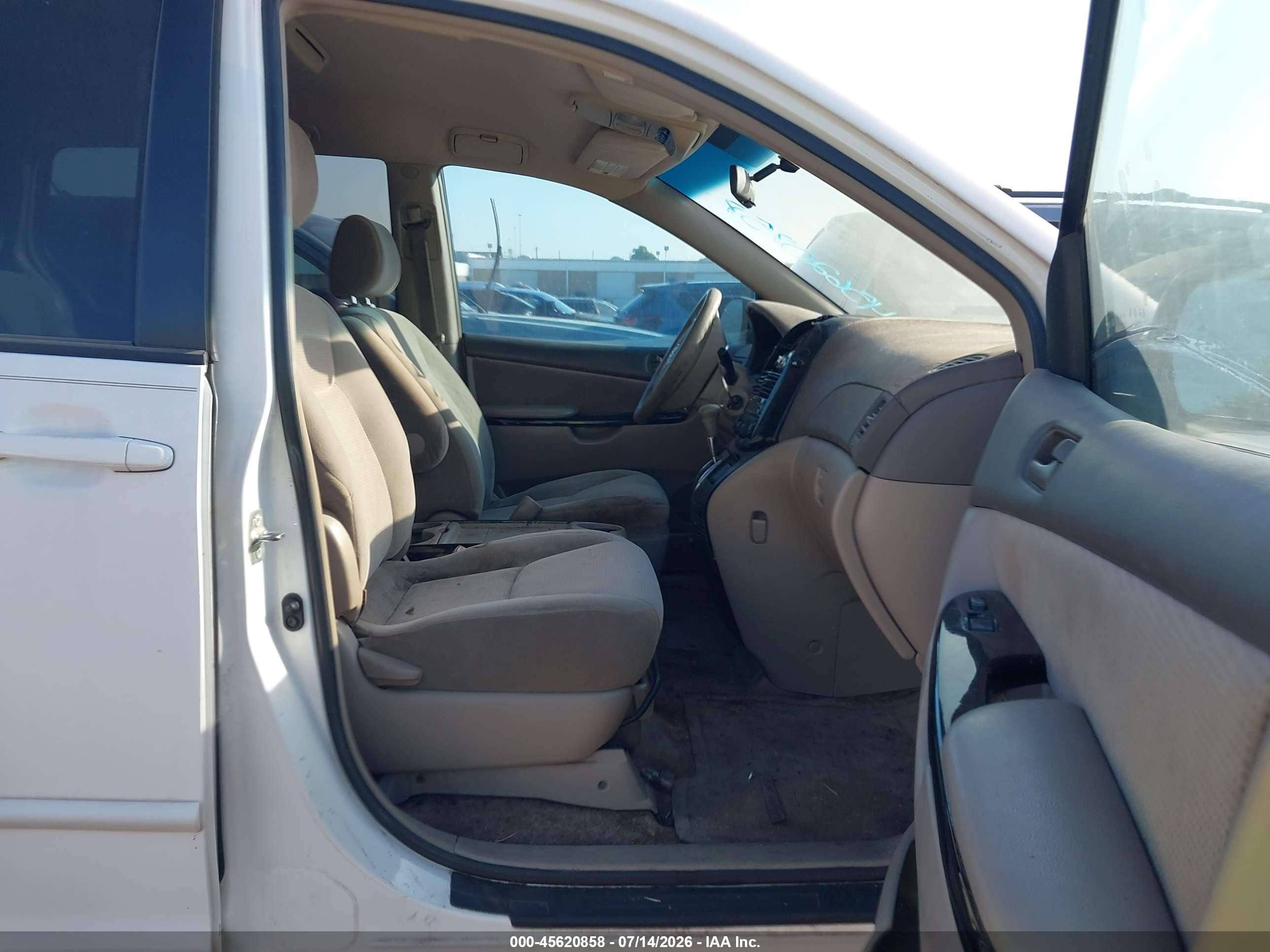 2005 Toyota Sienna Le White vin: 5TDZA23C05S291240