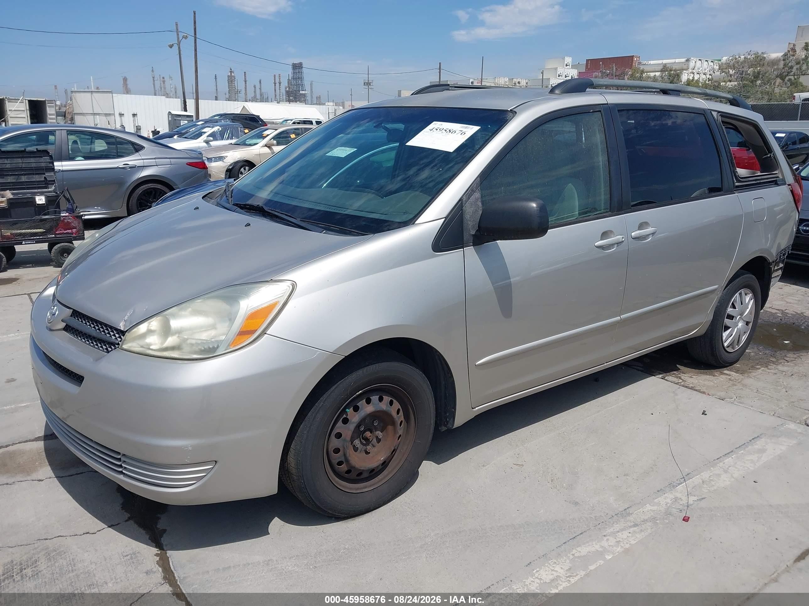 2005 Toyota Sienna Le Silver vin: 5TDZA23C05S303628