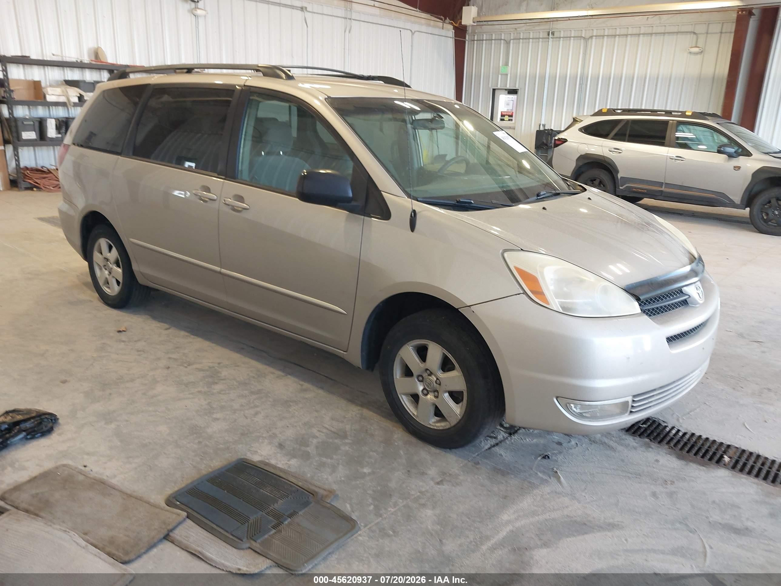 2005 Toyota Sienna Le Желто-коричневый vin: 5TDZA23C05S329940