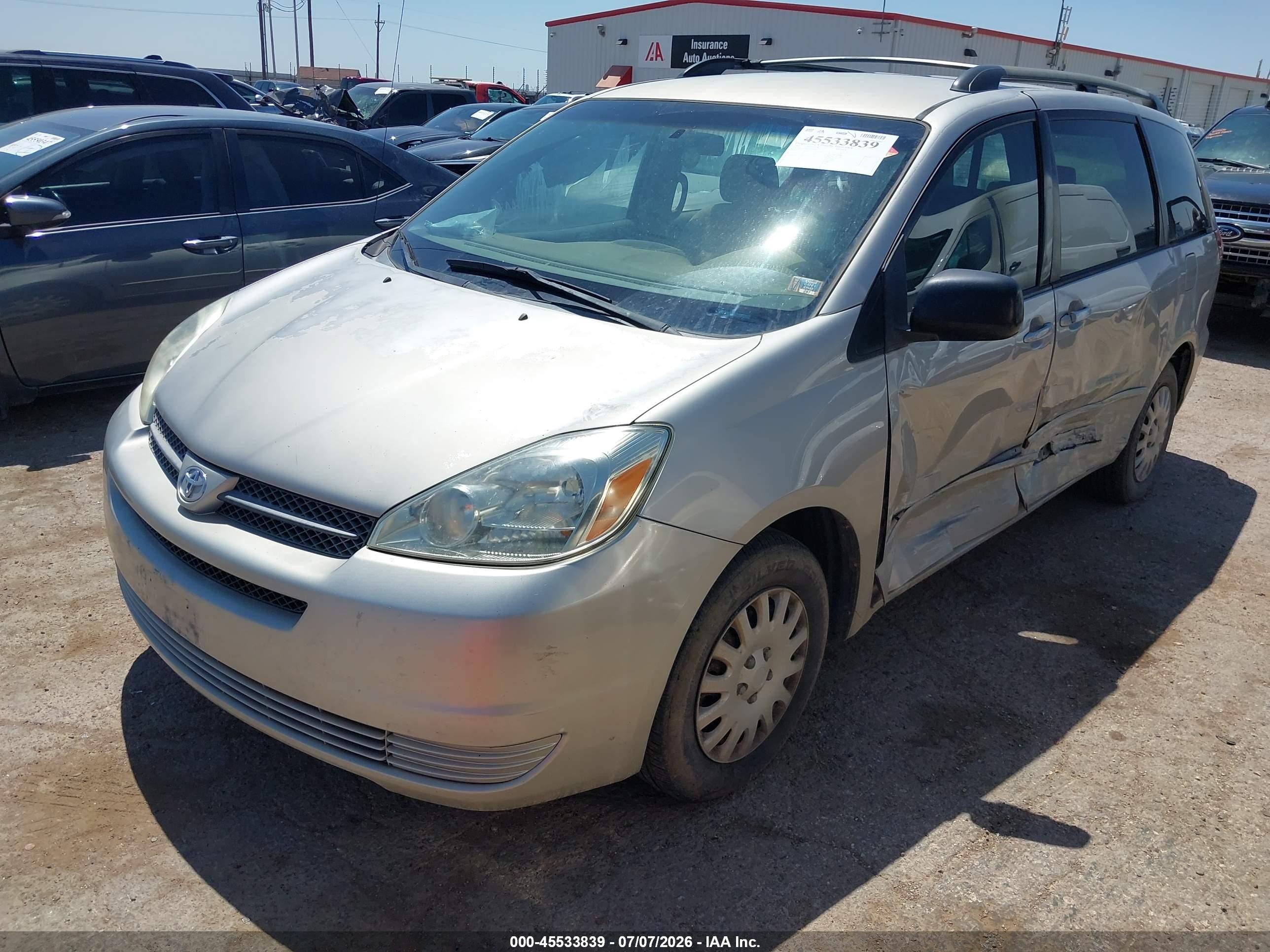 2005 Toyota Sienna Ce Pewter vin: 5TDZA23C05S336936