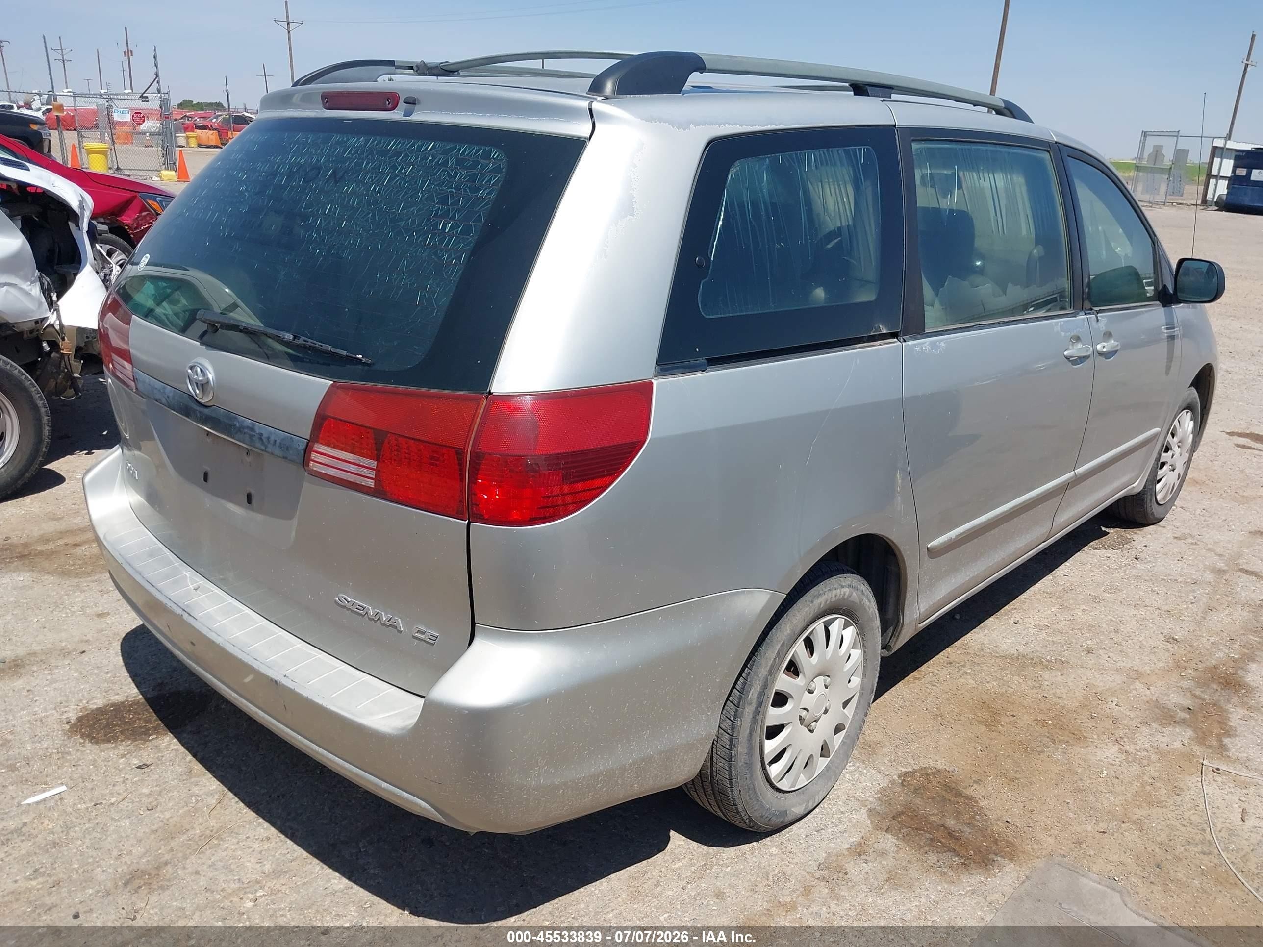 2005 Toyota Sienna Ce Pewter vin: 5TDZA23C05S336936