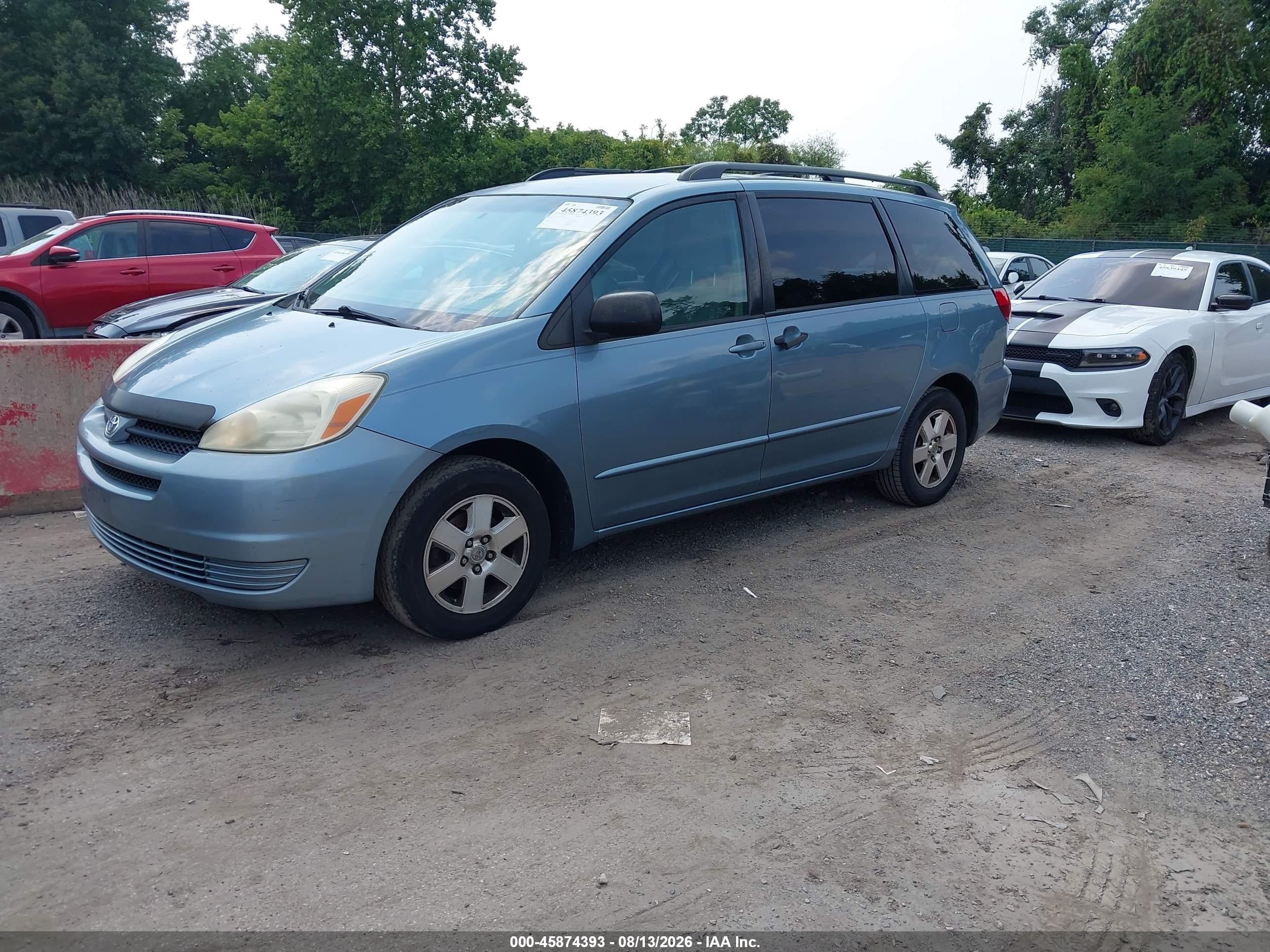 2005 Toyota Sienna Le Light Blue vin: 5TDZA23C05S349220
