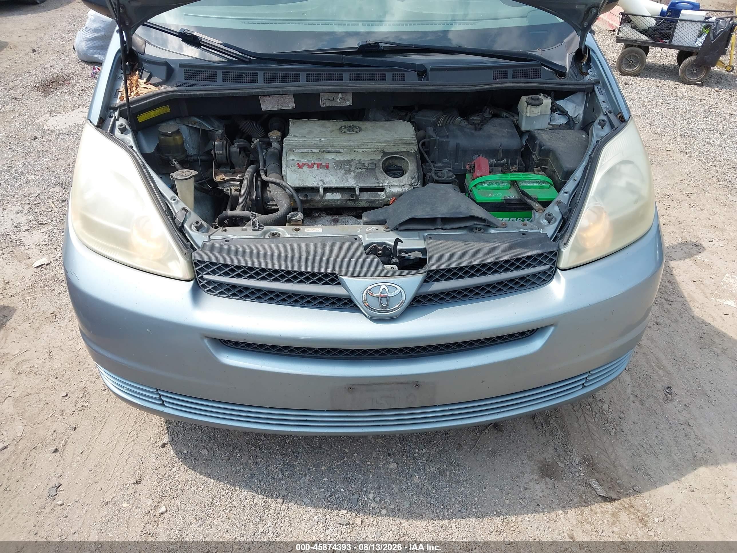 2005 Toyota Sienna Le Light Blue vin: 5TDZA23C05S349220