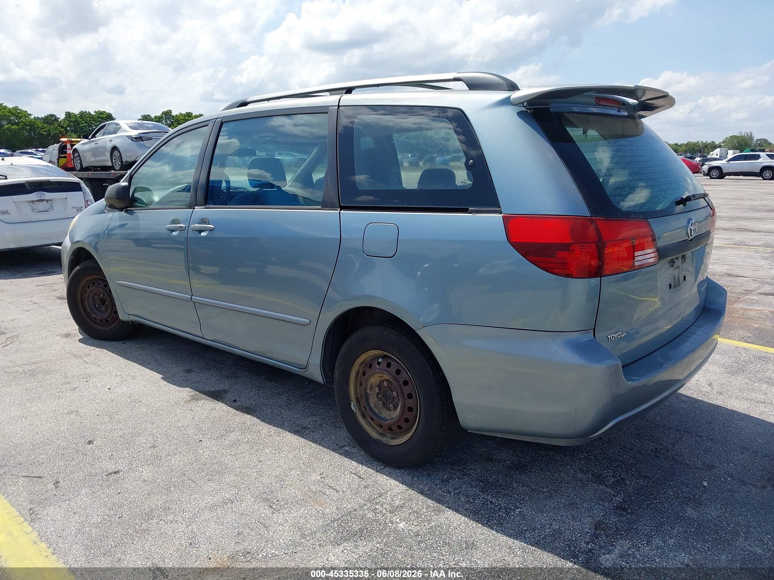 2005 Toyota Sienna Ce Gray vin: 5TDZA23C05S369922