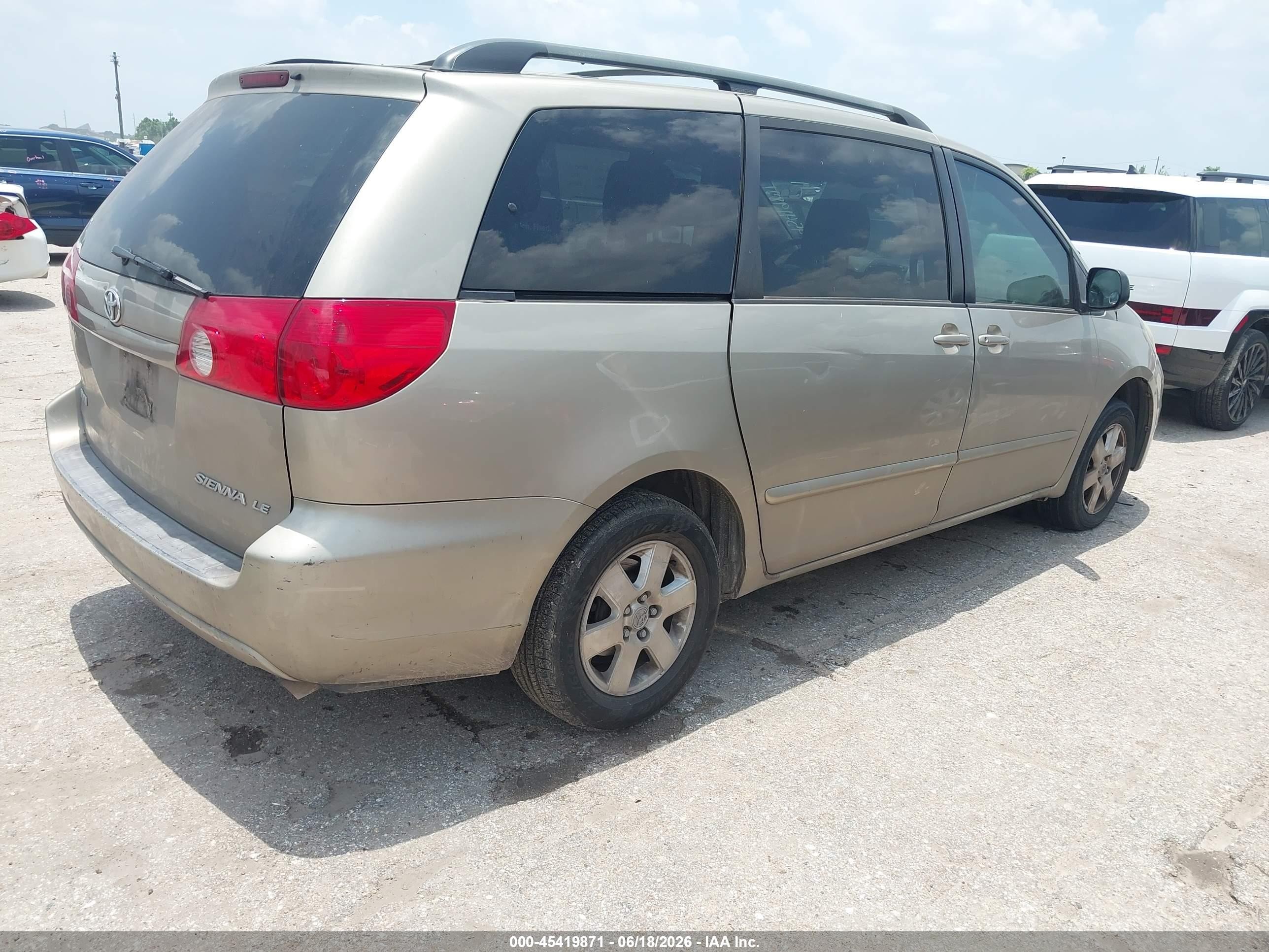 2006 Toyota Sienna Le Beige vin: 5TDZA23C06S409983