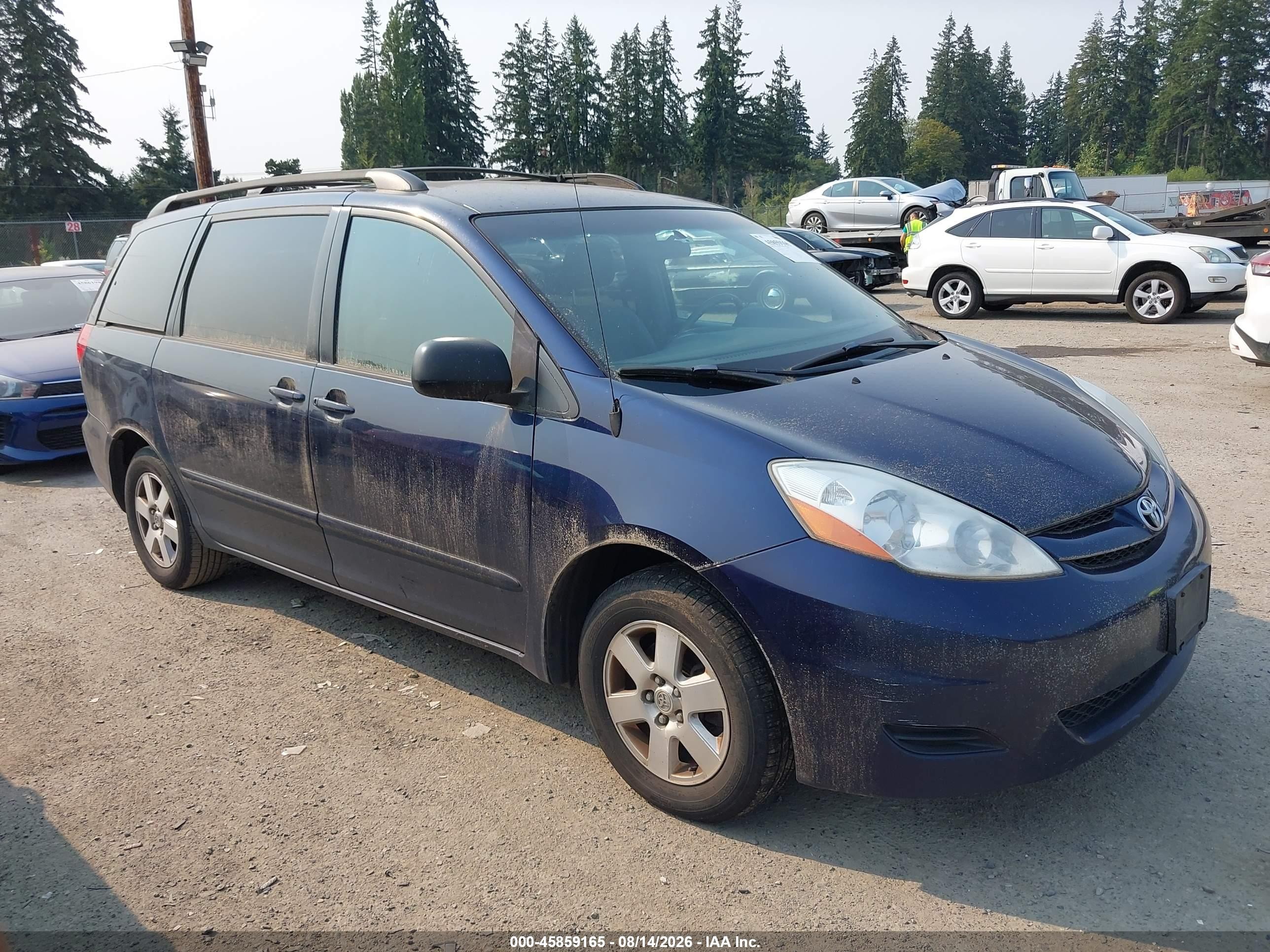 2006 Toyota Sienna Le Dark Brown vin: 5TDZA23C06S443597