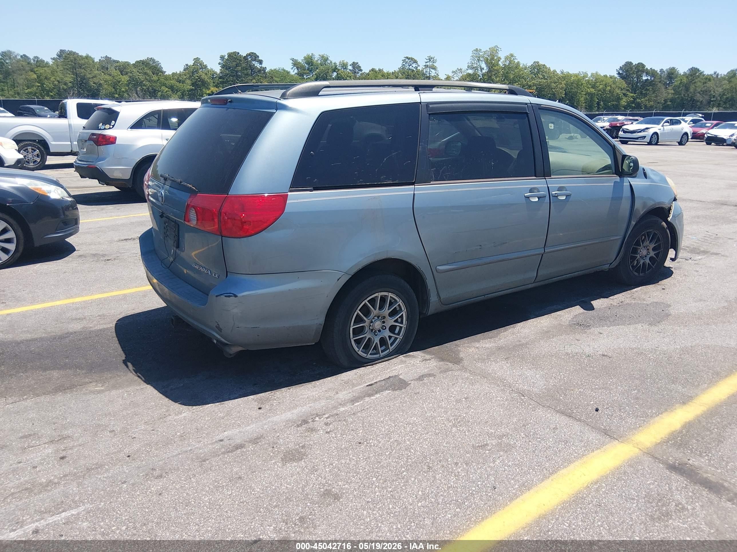 2006 Toyota Sienna Le Синий vin: 5TDZA23C06S445446