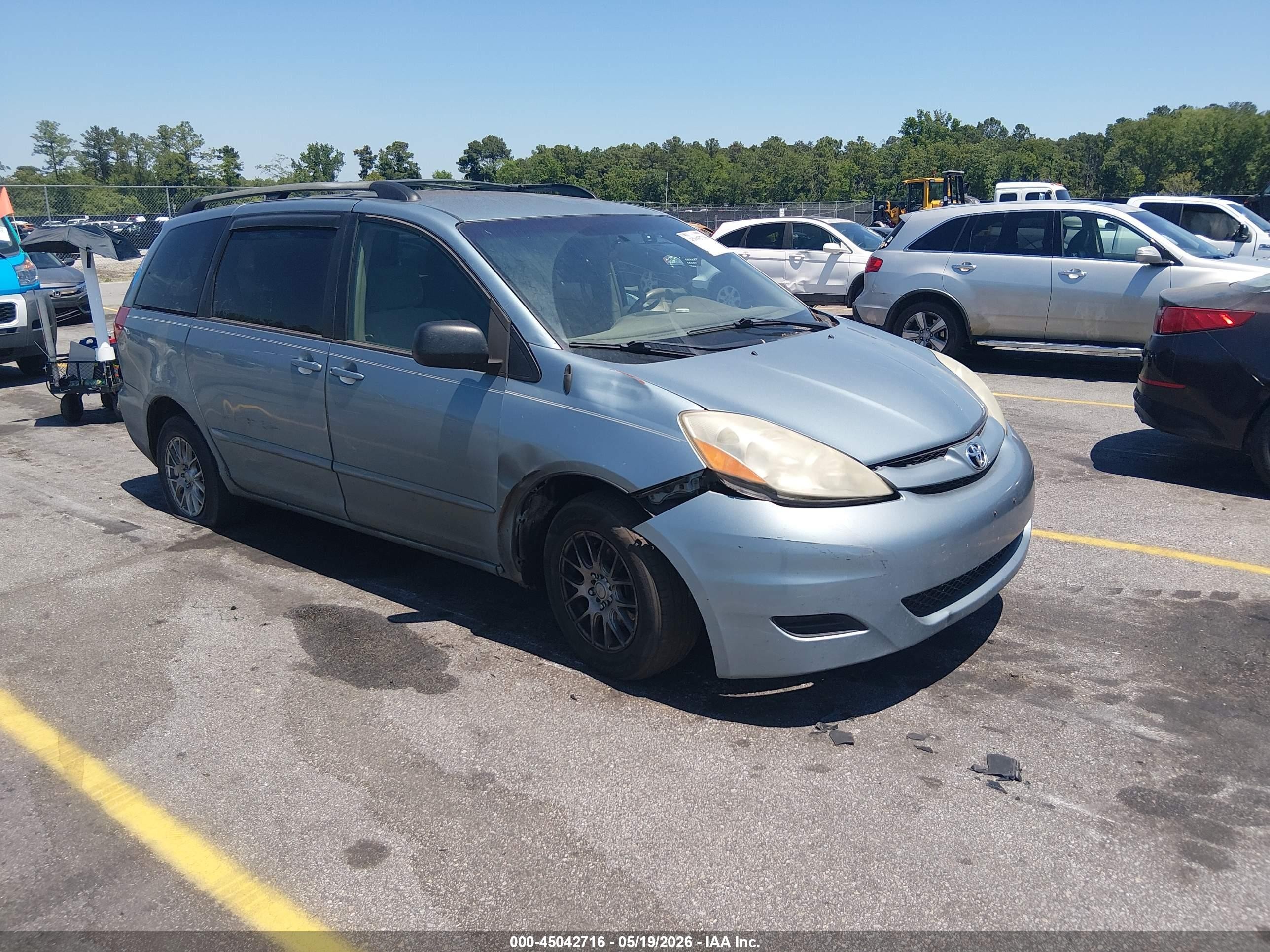 2006 Toyota Sienna Le Синий vin: 5TDZA23C06S445446
