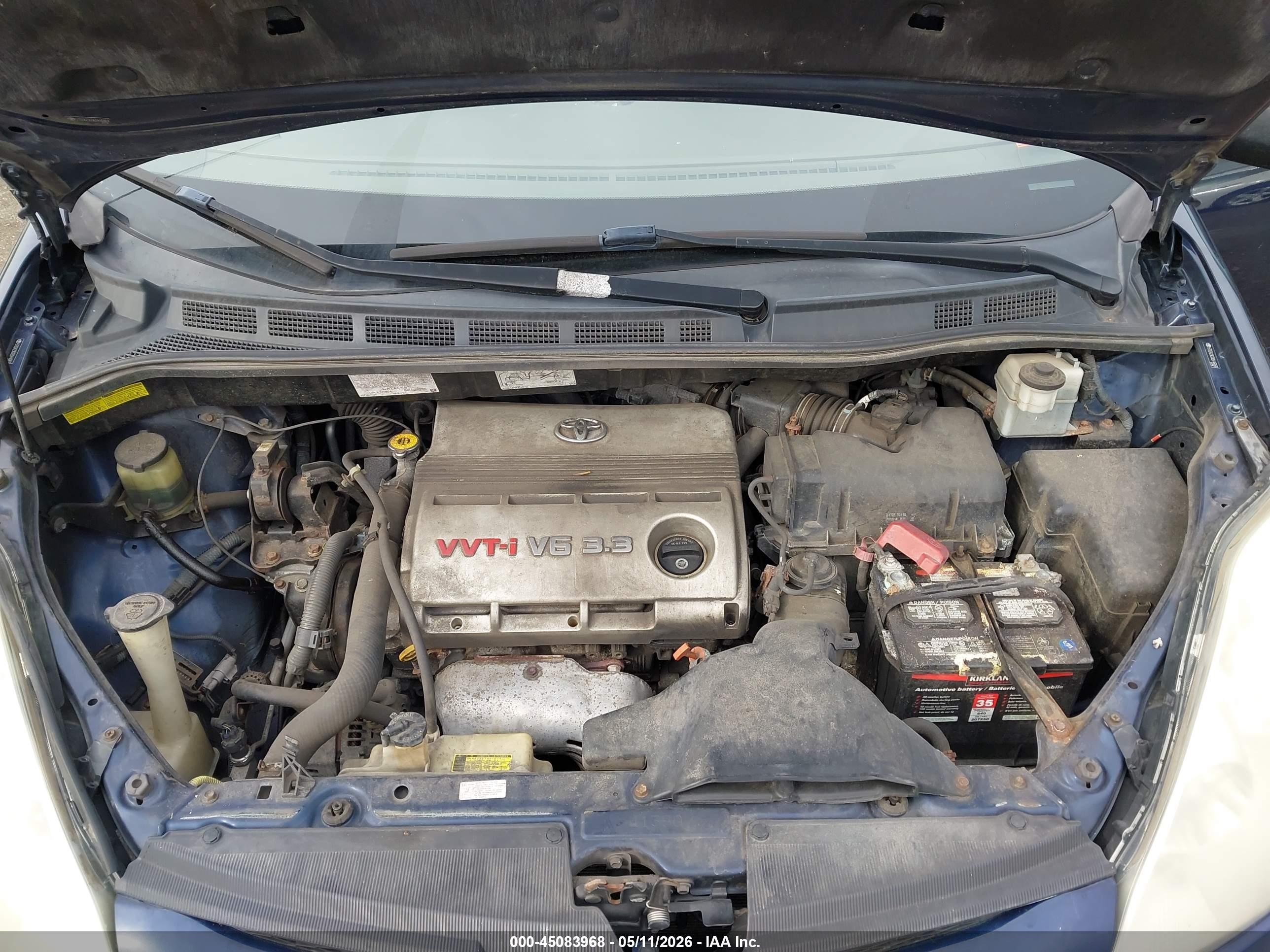 2006 Toyota Sienna Le Синий vin: 5TDZA23C06S446869