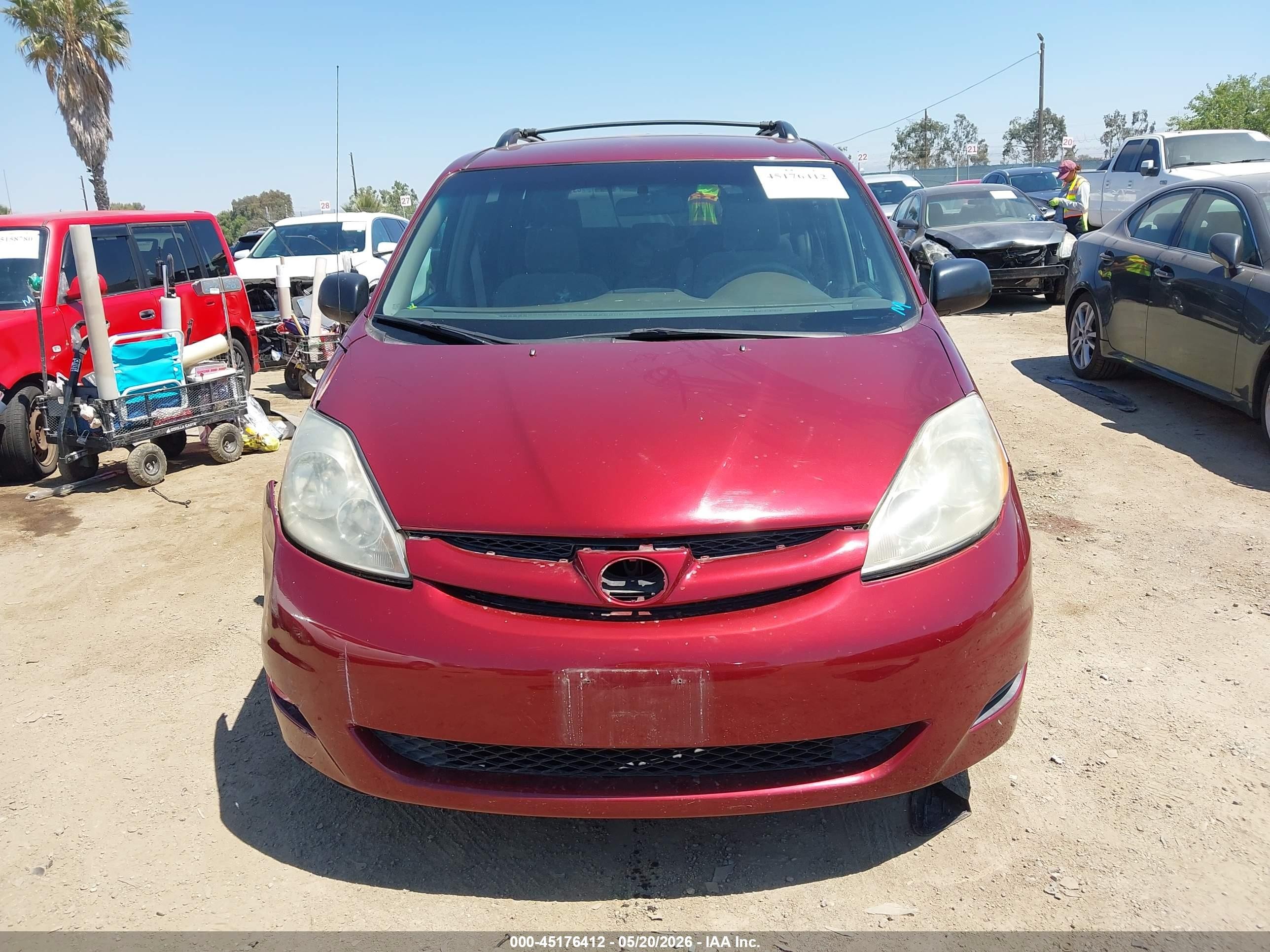 2006 Toyota Sienna Le Red vin: 5TDZA23C06S452686